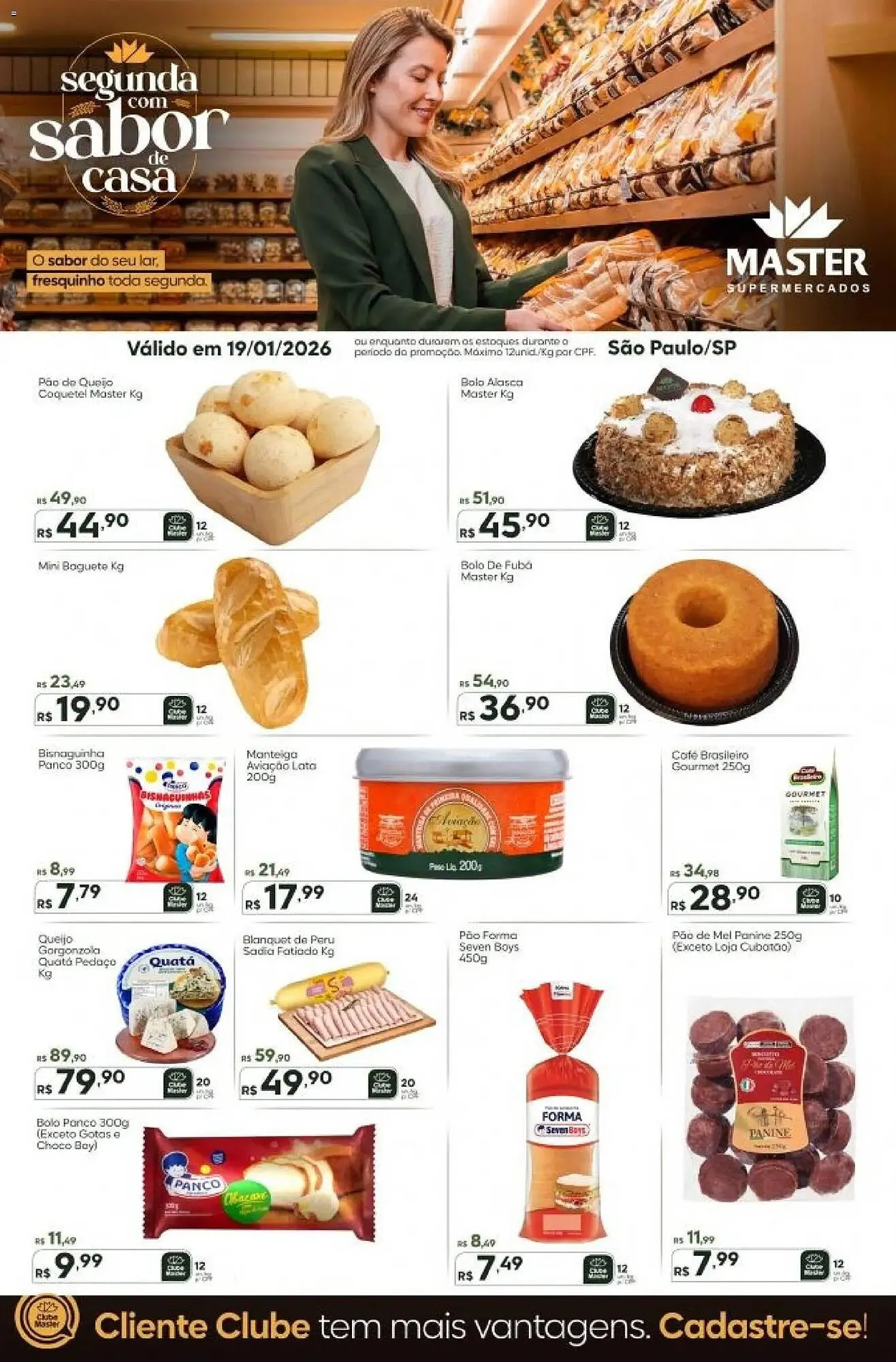 Encarte de Folheto Master Supermercados 19 de janeiro até 19 de janeiro 2026 - Pagina 1