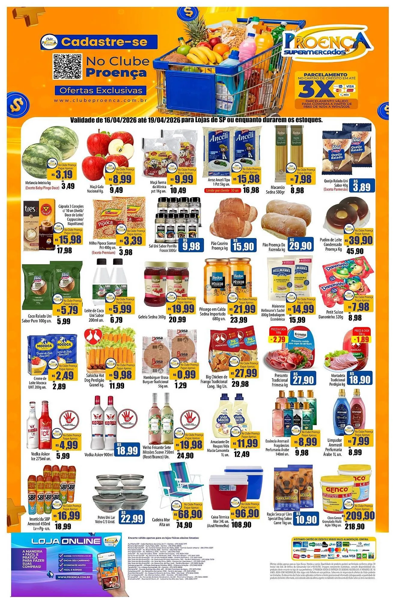 Encarte de Catálogo Proença Supermercados 16 de abril até 19 de abril 2026 - Pagina 2