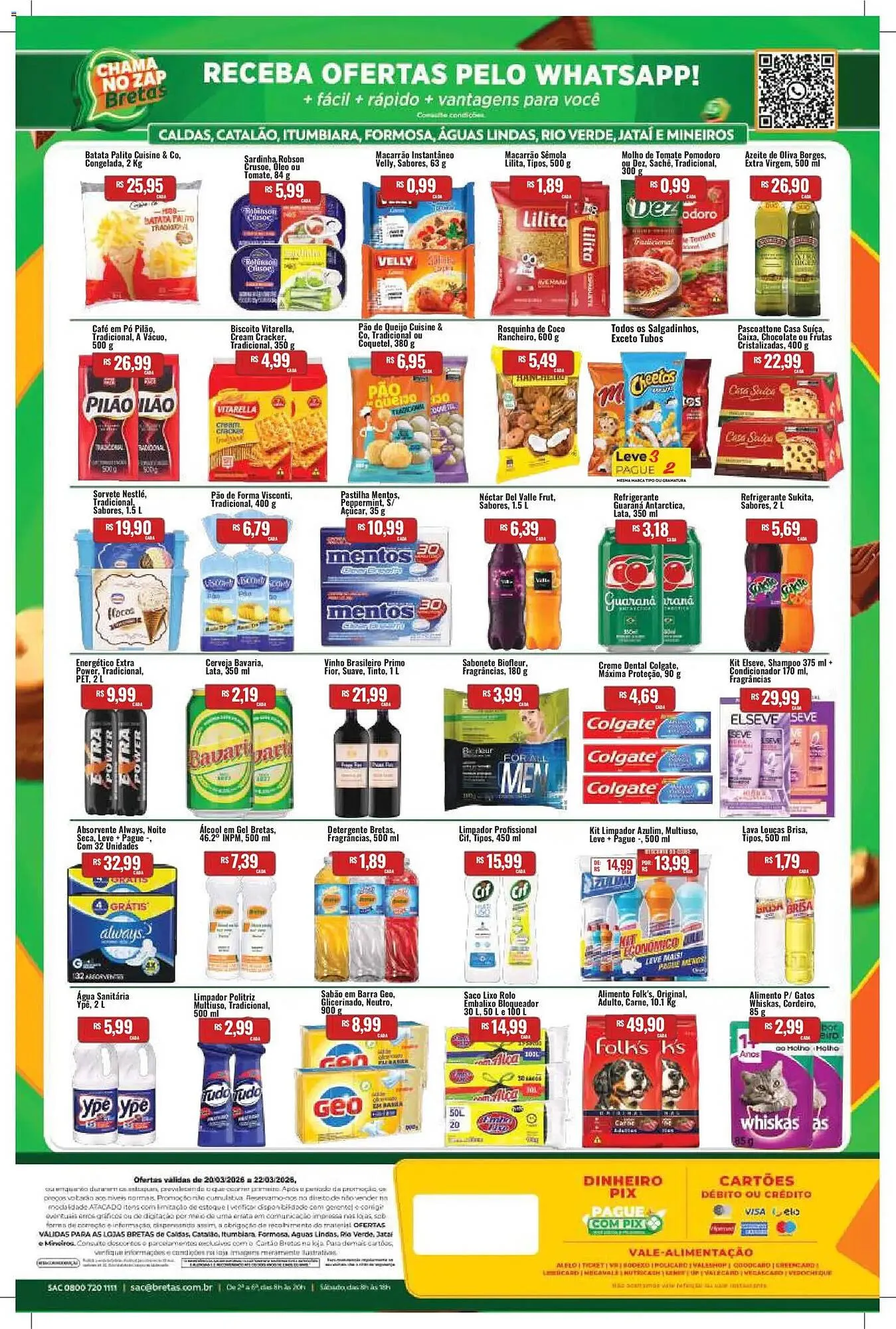 Encarte de Catálogo Supermercados Bretas 20 de março até 22 de março 2026 - Pagina 4