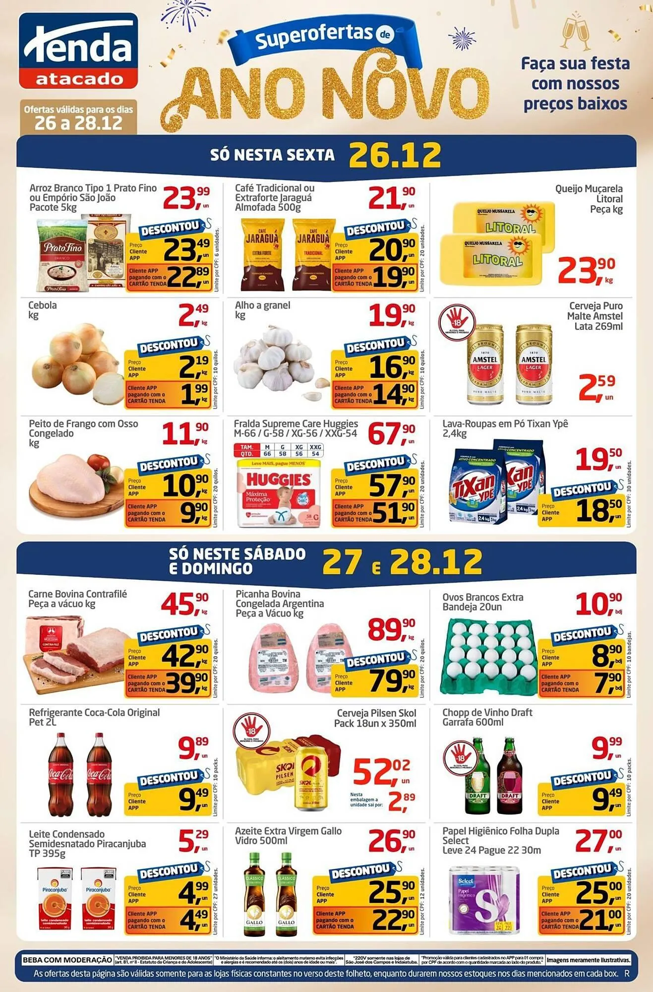 Encarte de Folheto Tenda Atacado 26 de dezembro até 28 de dezembro 2025 - Pagina 1