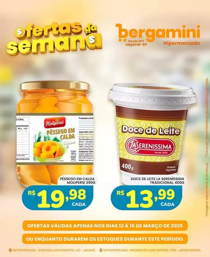 Encarte de Encarte Supermercado Bergamini 12 de março até 15 de março 2025 - Pagina 7