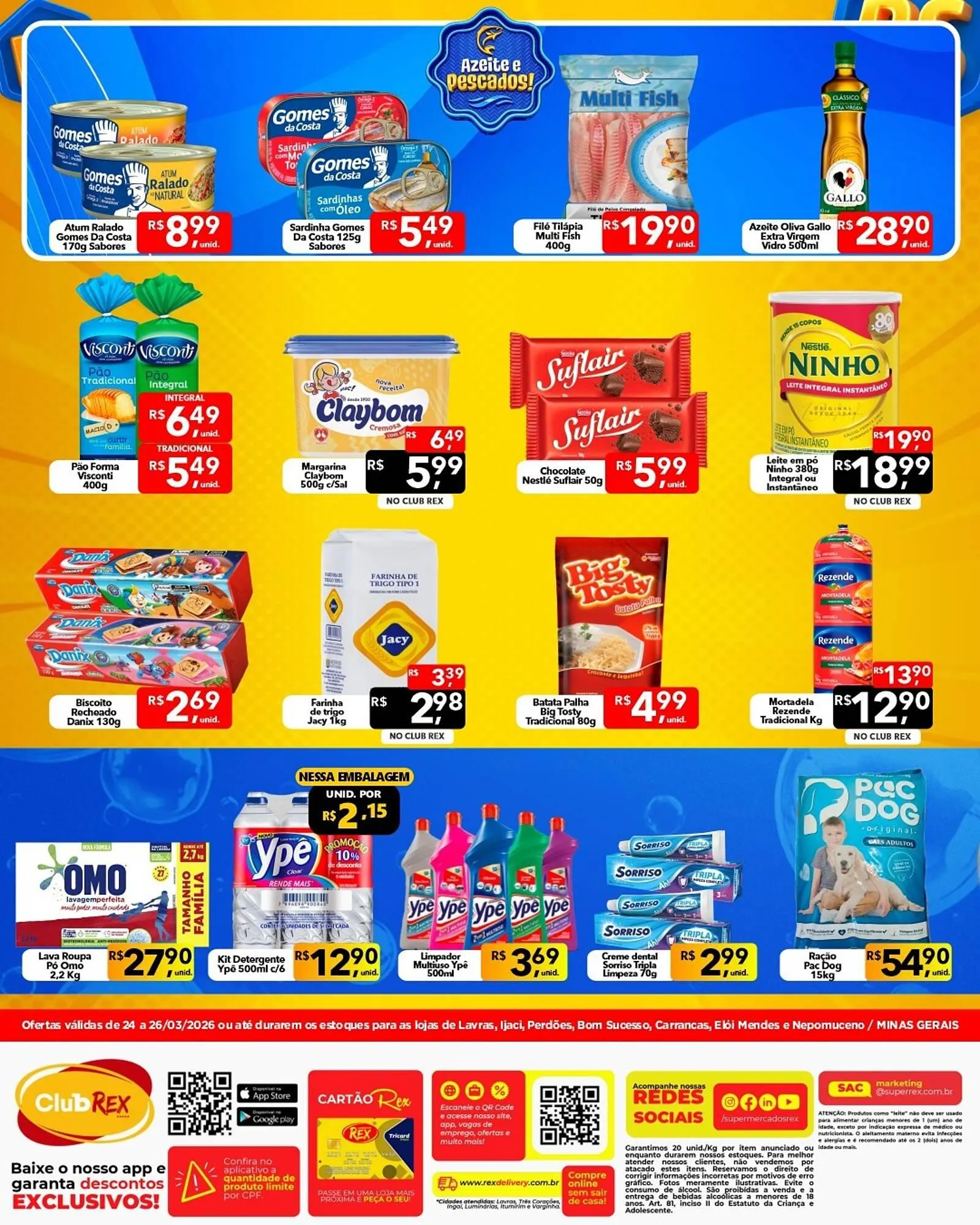 Encarte de Catálogo Supermercados Rex 24 de março até 26 de março 2026 - Pagina 2