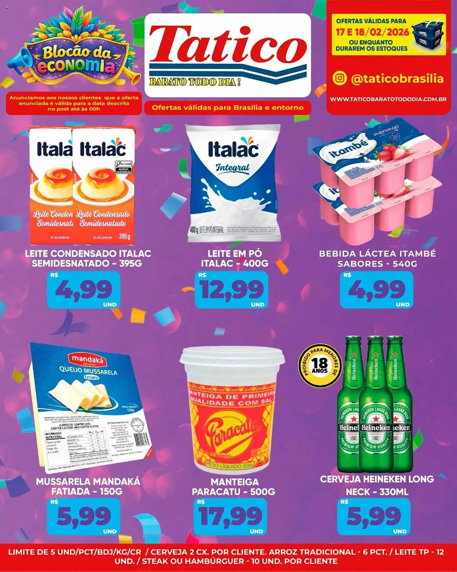 Encarte de Tabloide Tatico 19 de fevereiro até 22 de fevereiro 2026 - Pagina 25