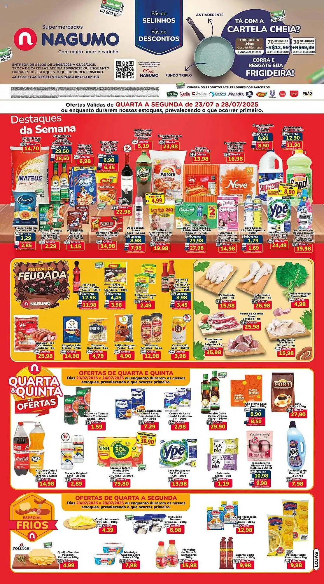 Encarte de Catálogo Nagumo 23 de julho até 28 de julho 2025 - Pagina 1