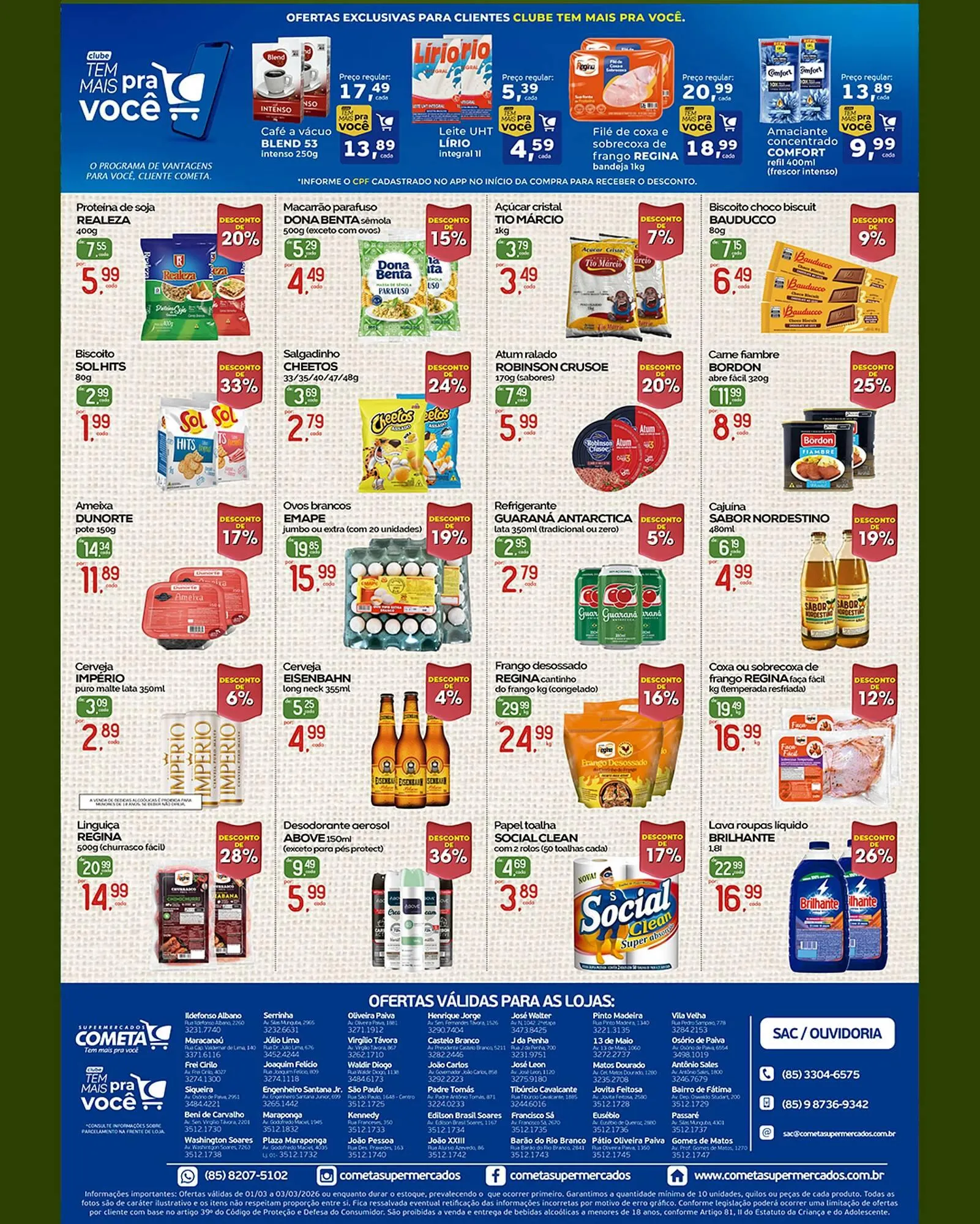 Encarte de Encarte Cometa Supermercados 1 de março até 3 de março 2026 - Pagina 3