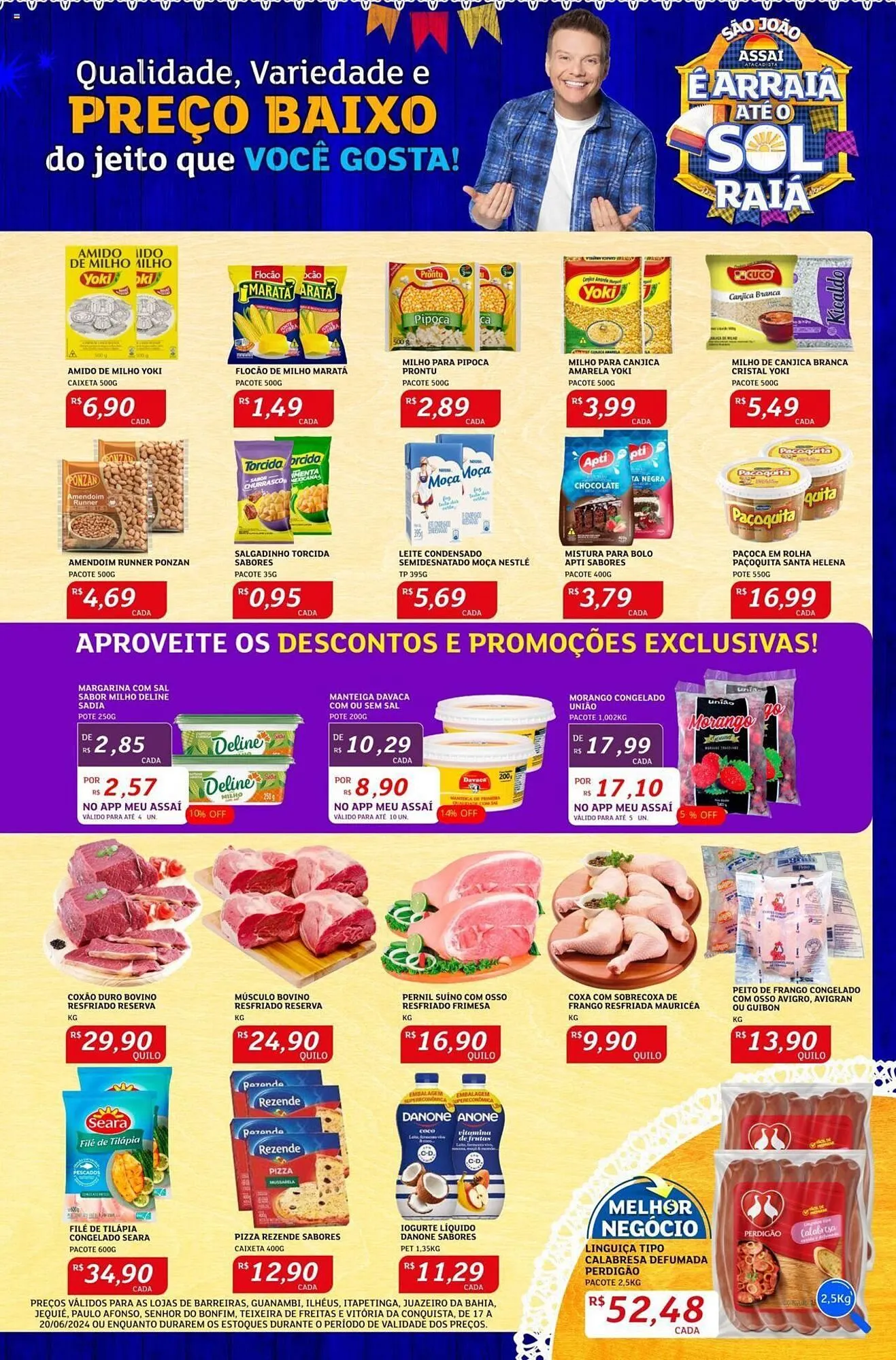 Encarte de Catálogo Assaí Atacadista 17 de junho até 20 de junho 2024 - Pagina 3