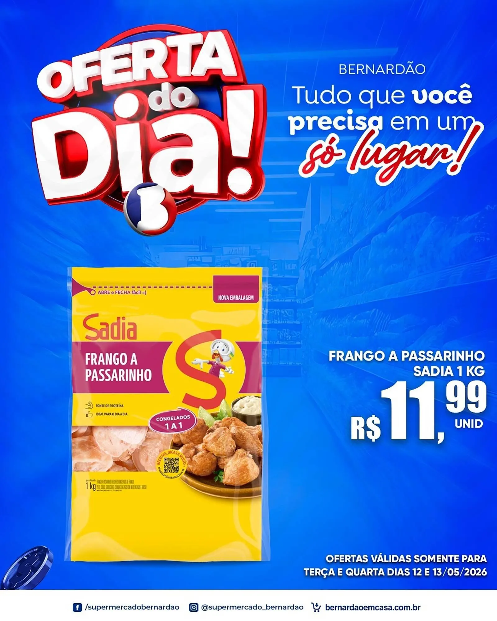 Encarte de Catálogo Supermercado Bernardão 12 de maio até 13 de maio 2026 - Pagina 1