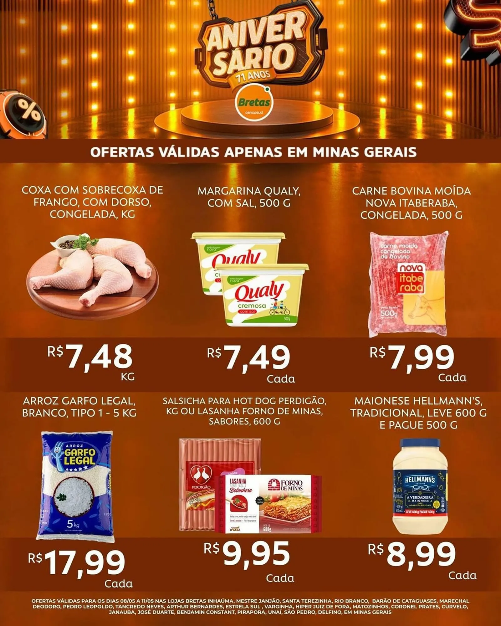 Encarte de Catálogo Supermercados Bretas 8 de maio até 11 de maio 2025 - Pagina 6