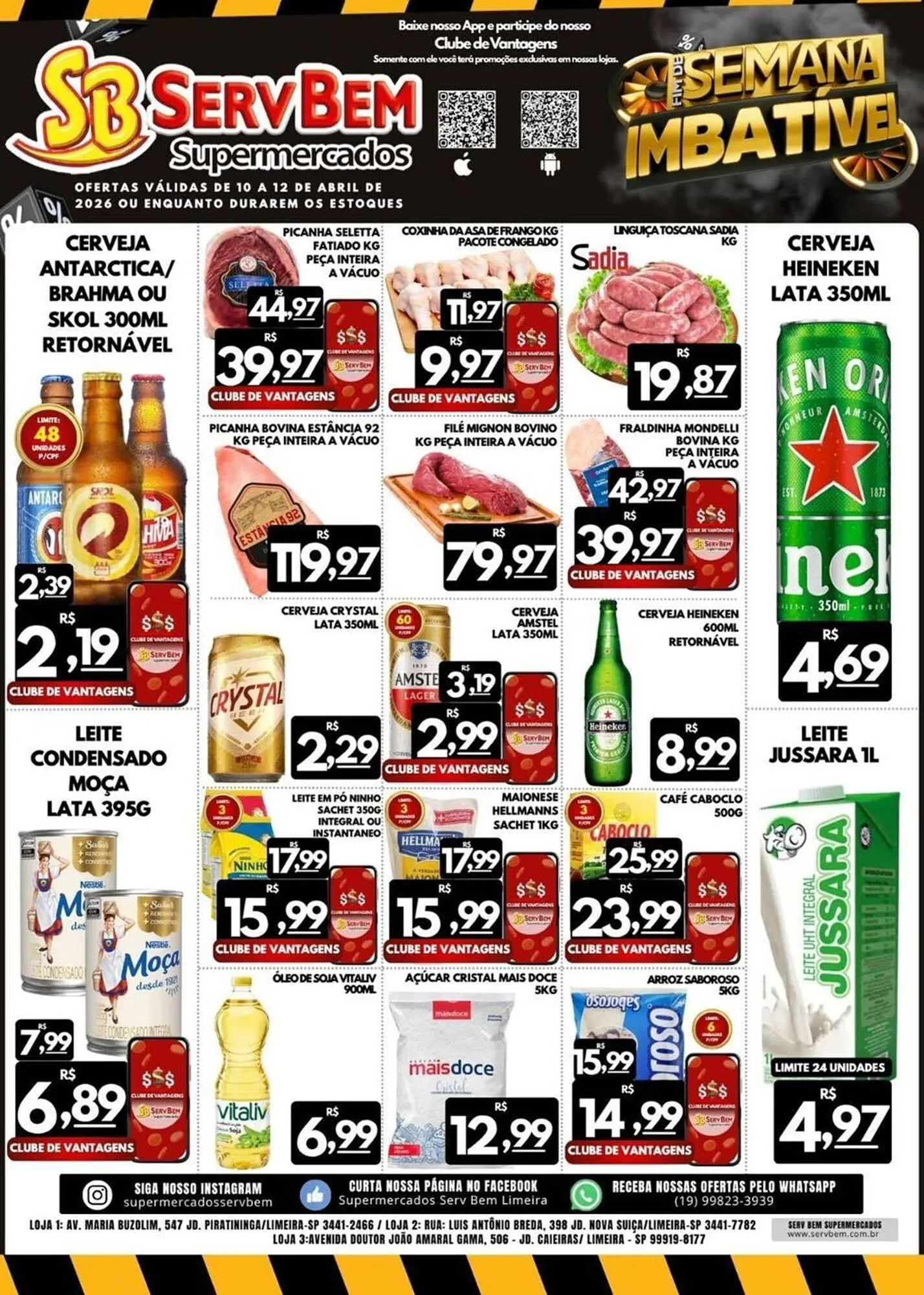 Encarte de Catálogo ServBem 10 de abril até 12 de abril 2026 - Pagina 1