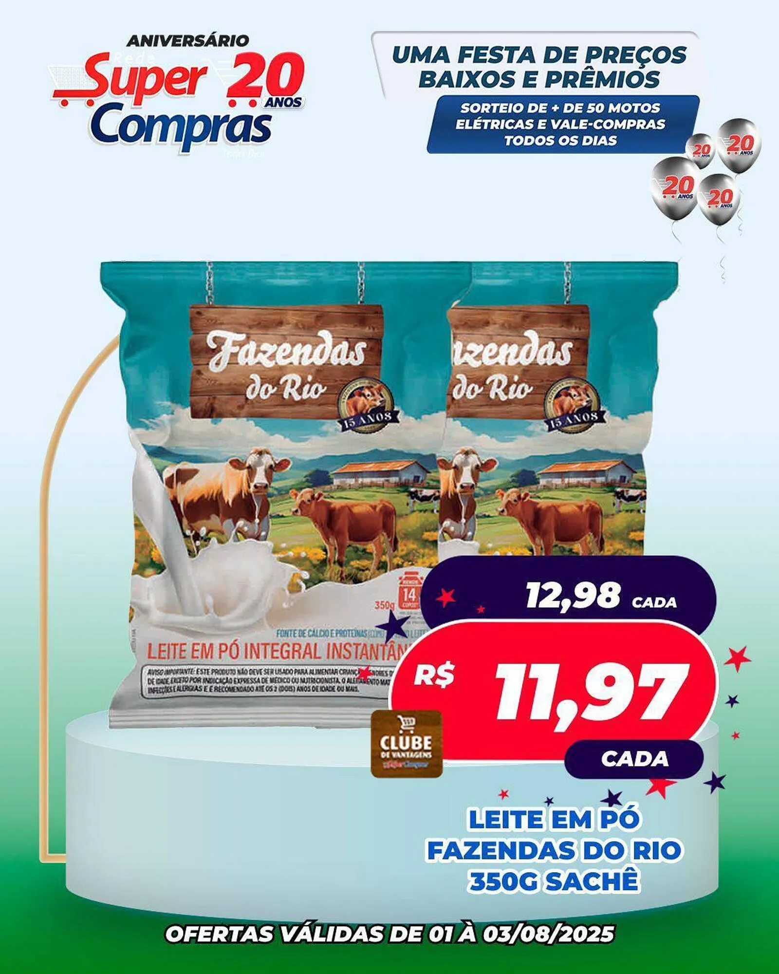 Encarte de Catálogo Rede Super Compras 1 de agosto até 3 de agosto 2025 - Pagina 2