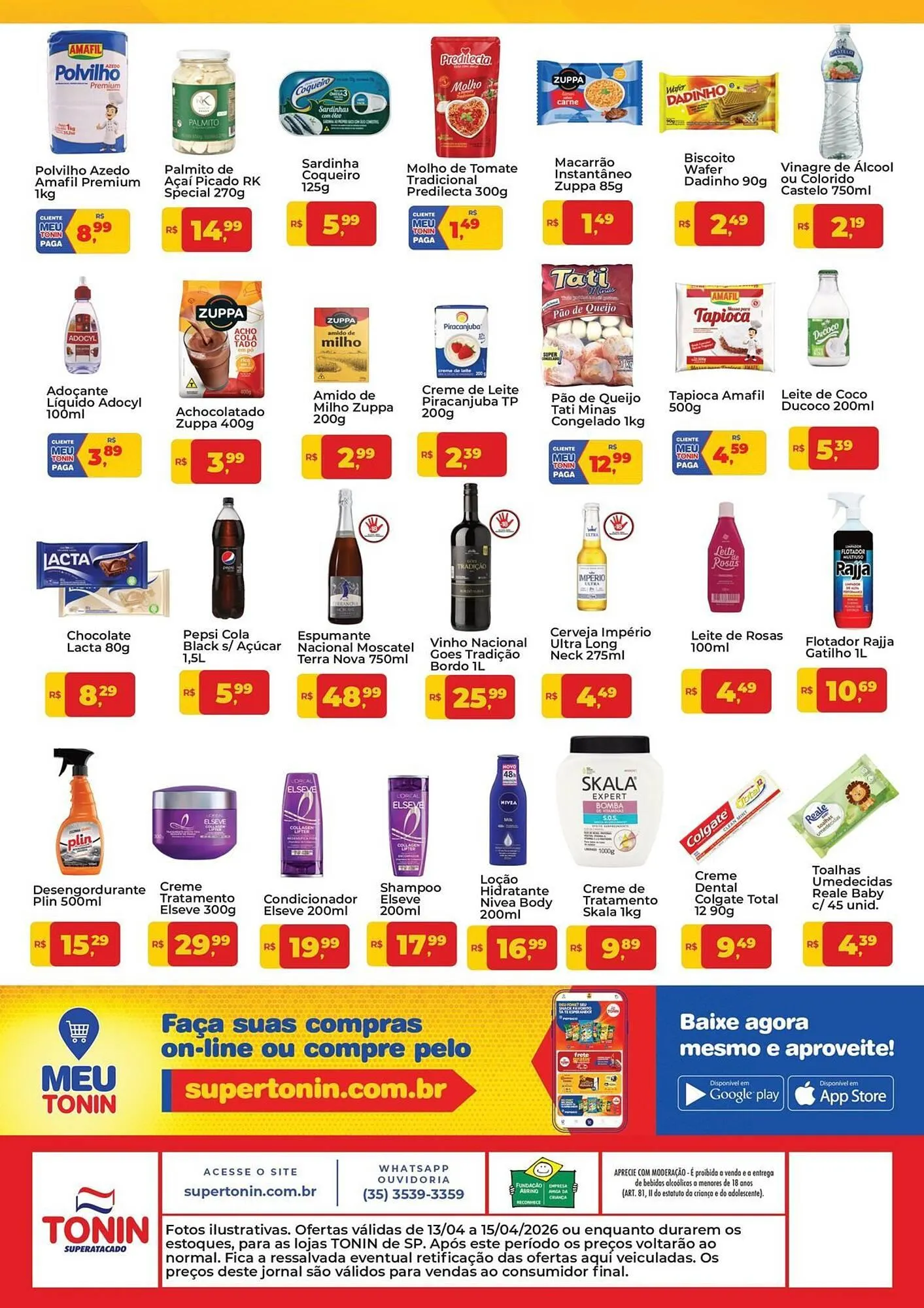 Encarte de Catálogo Tonin Superatacado 13 de abril até 15 de abril 2026 - Pagina 3