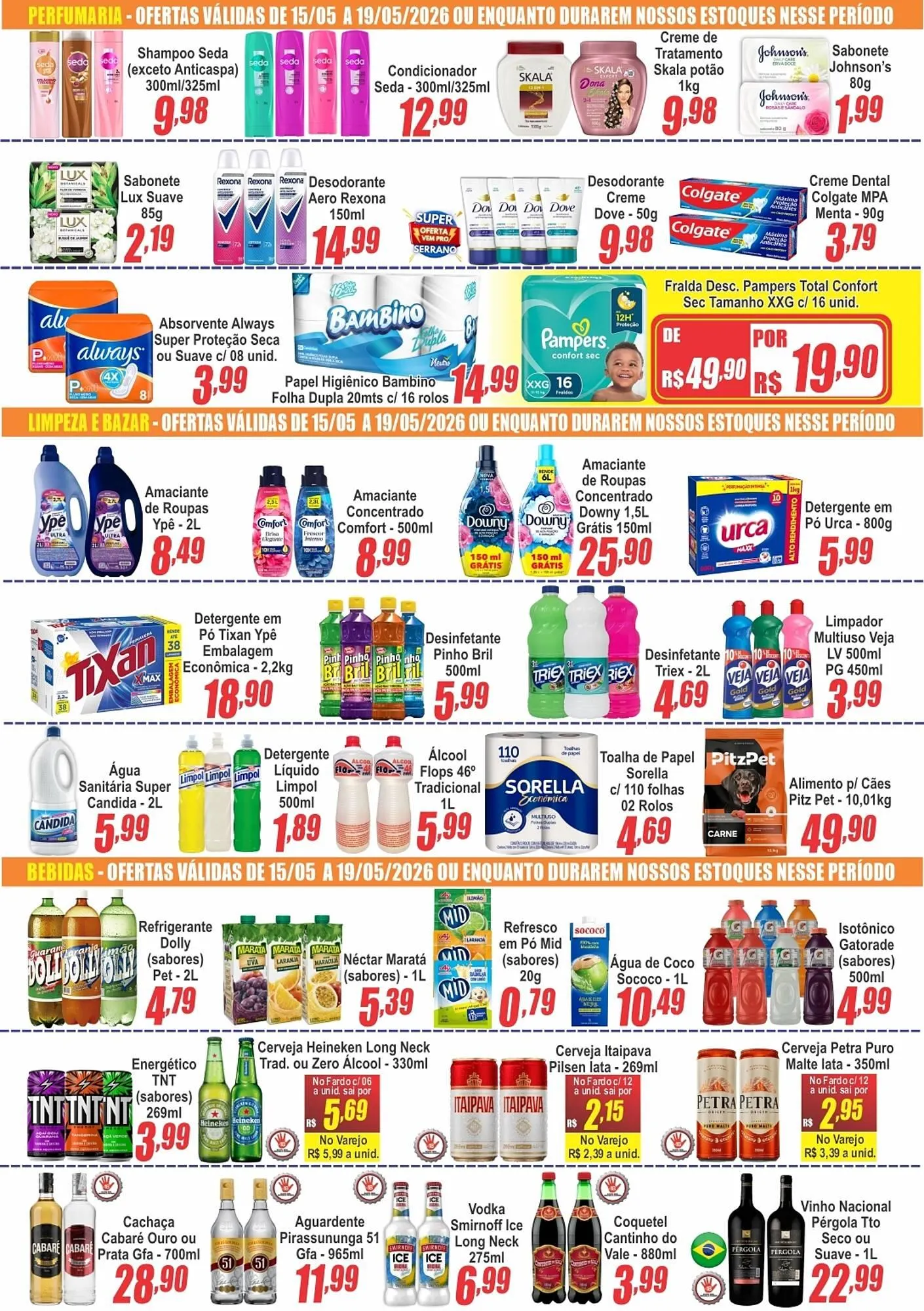 Encarte de Catálogo Serrano Supermercado 12 de maio até 19 de maio 2026 - Pagina 6