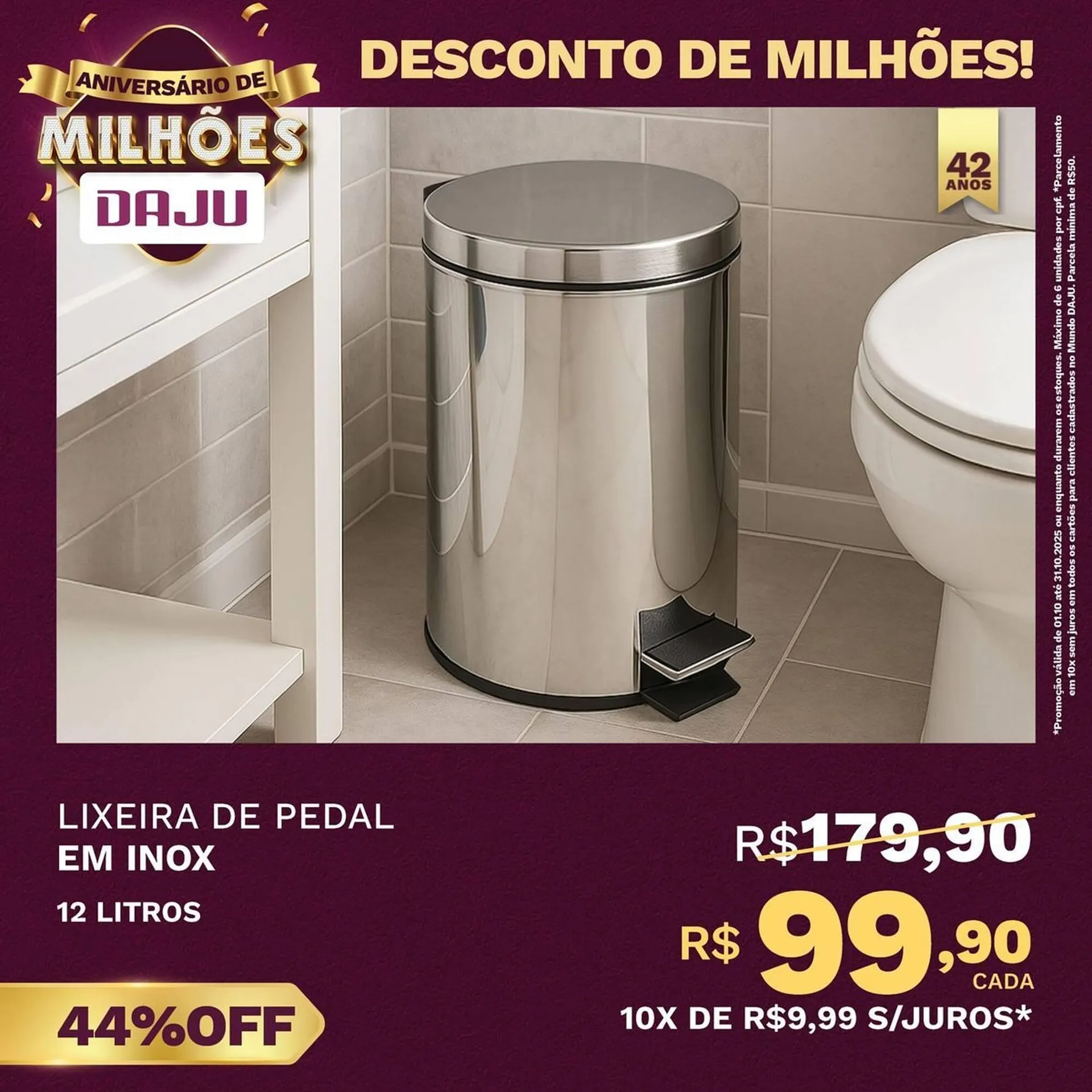 Encarte de Catálogo Daju 3 de outubro até 31 de outubro 2025 - Pagina 6