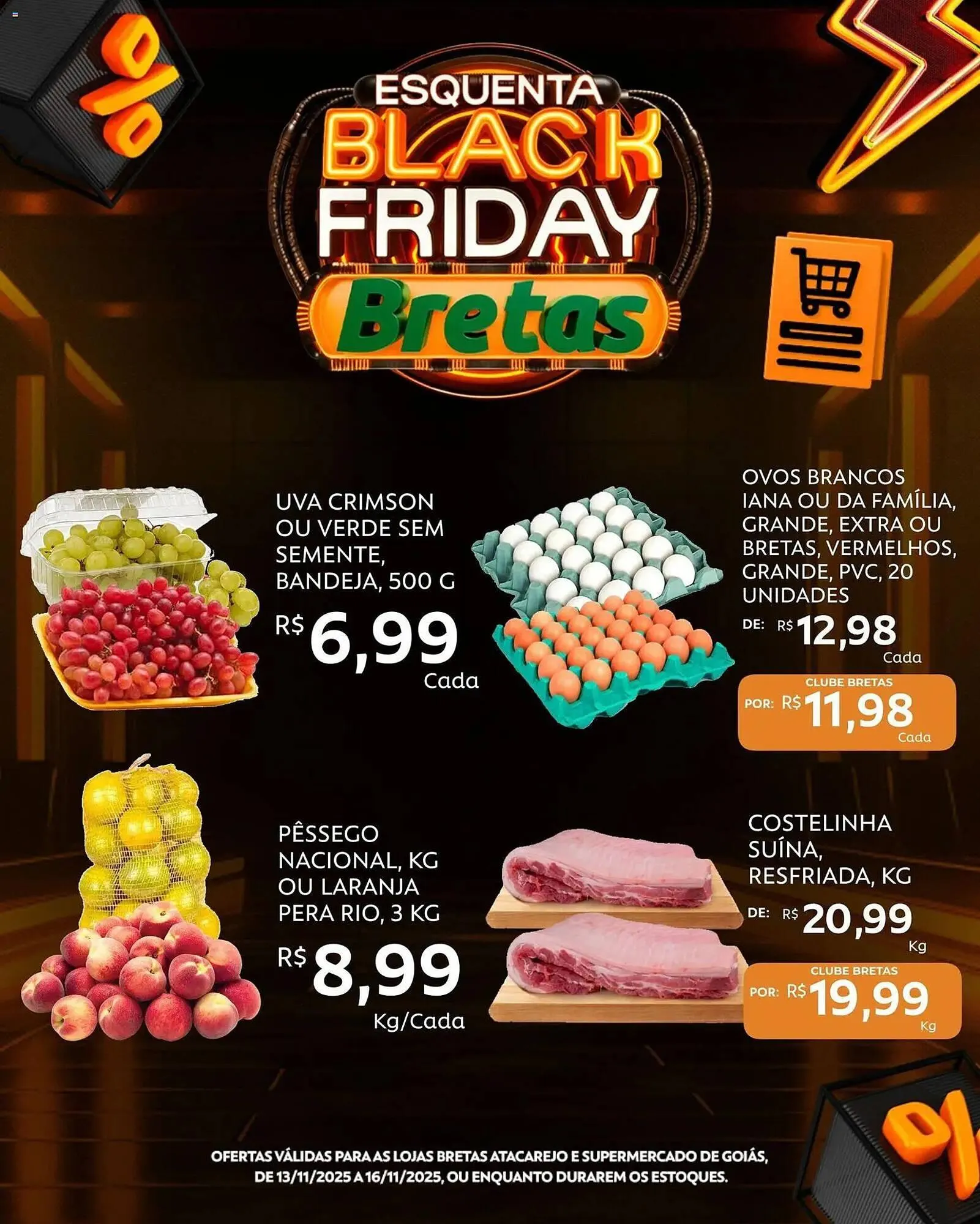 Encarte de Catálogo Supermercados Bretas 13 de novembro até 17 de novembro 2025 - Pagina 9
