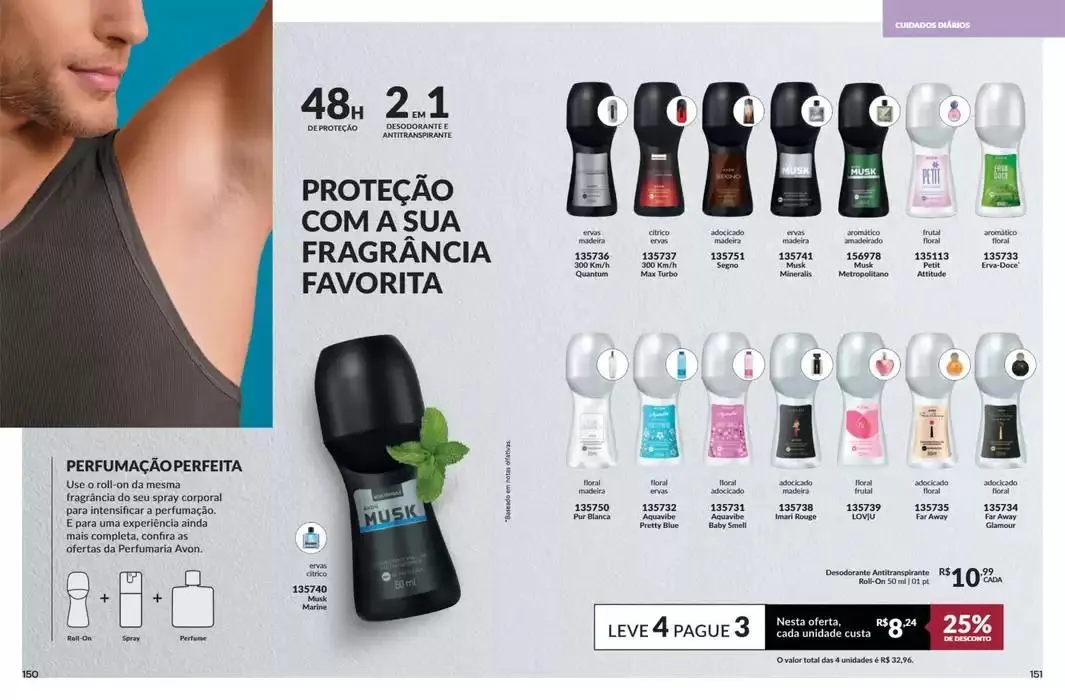Encarte de Avon Revista Cosméticos Ciclo 8/2025 8 de abril até 15 de maio 2025 - Pagina 76