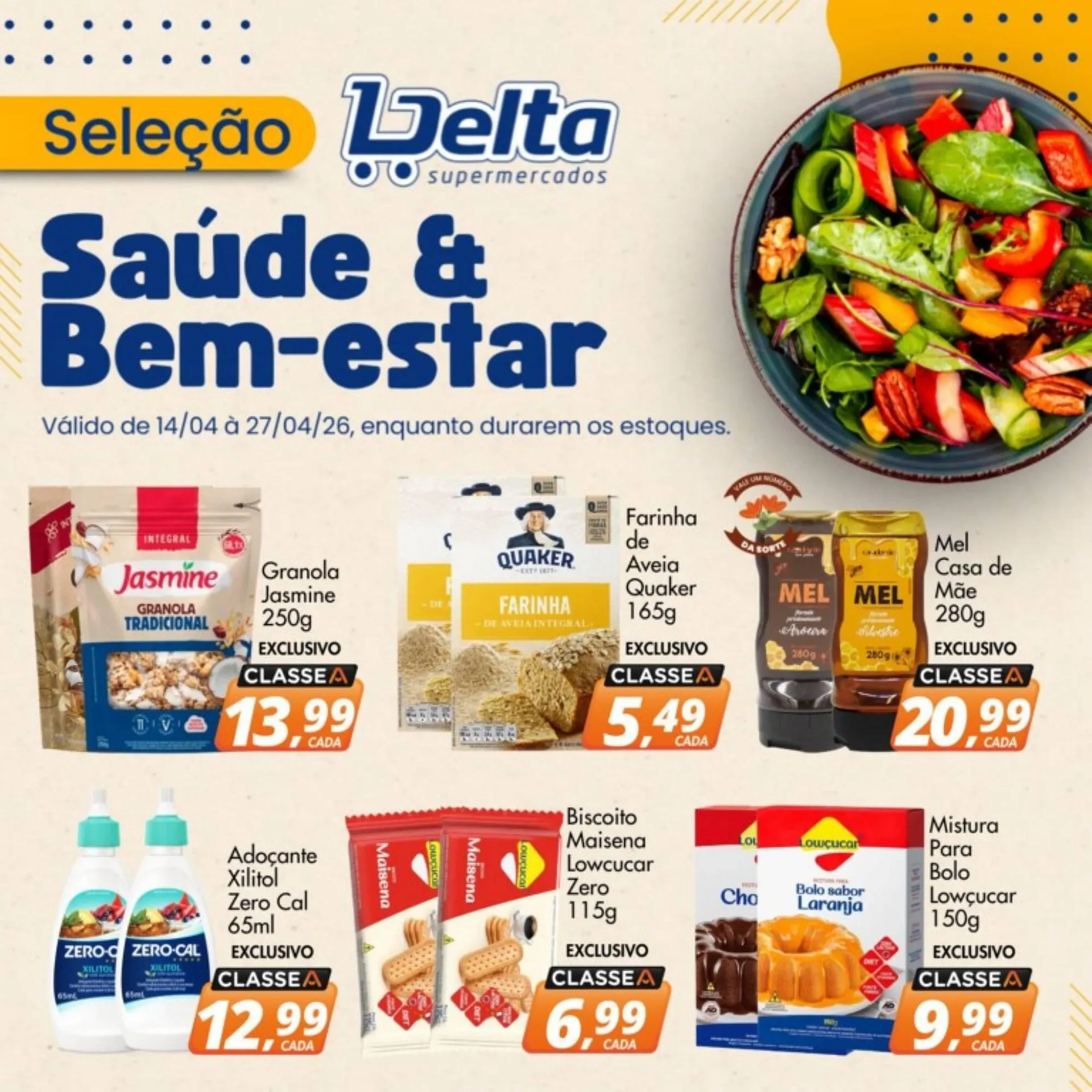 Encarte de Catálogo Delta Supermercados 17 de abril até 27 de abril 2026 - Pagina 1