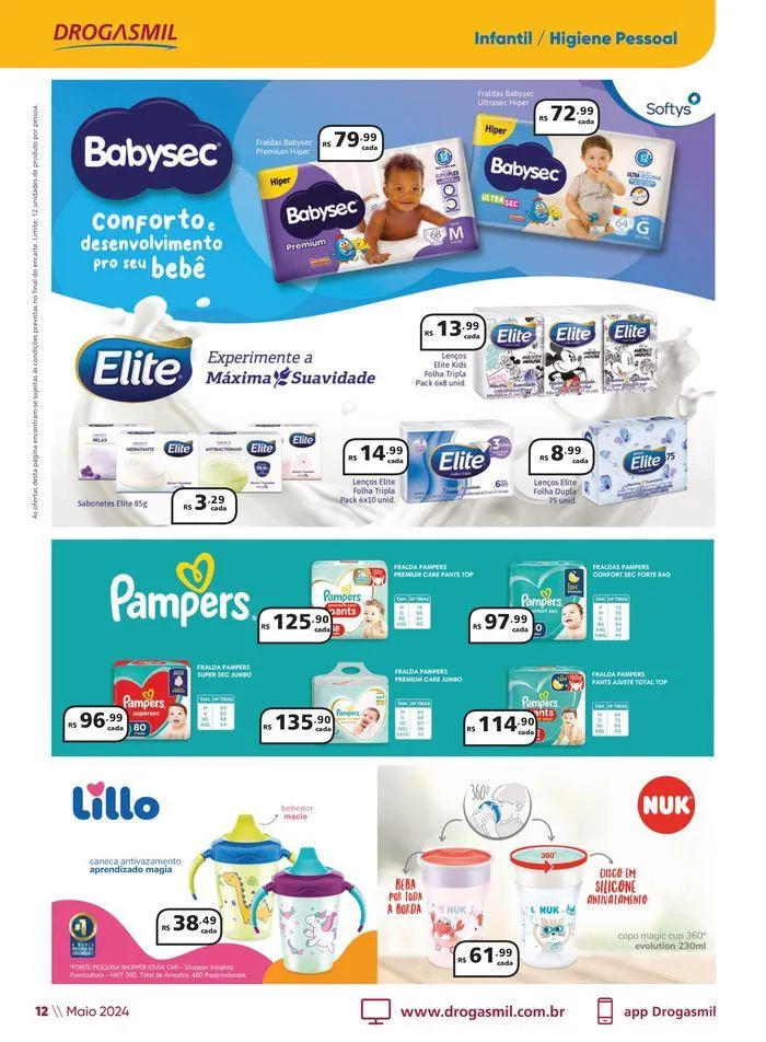 Encarte de Aniversário Drogasmil  3 de maio até 2 de junho 2024 - Pagina 12