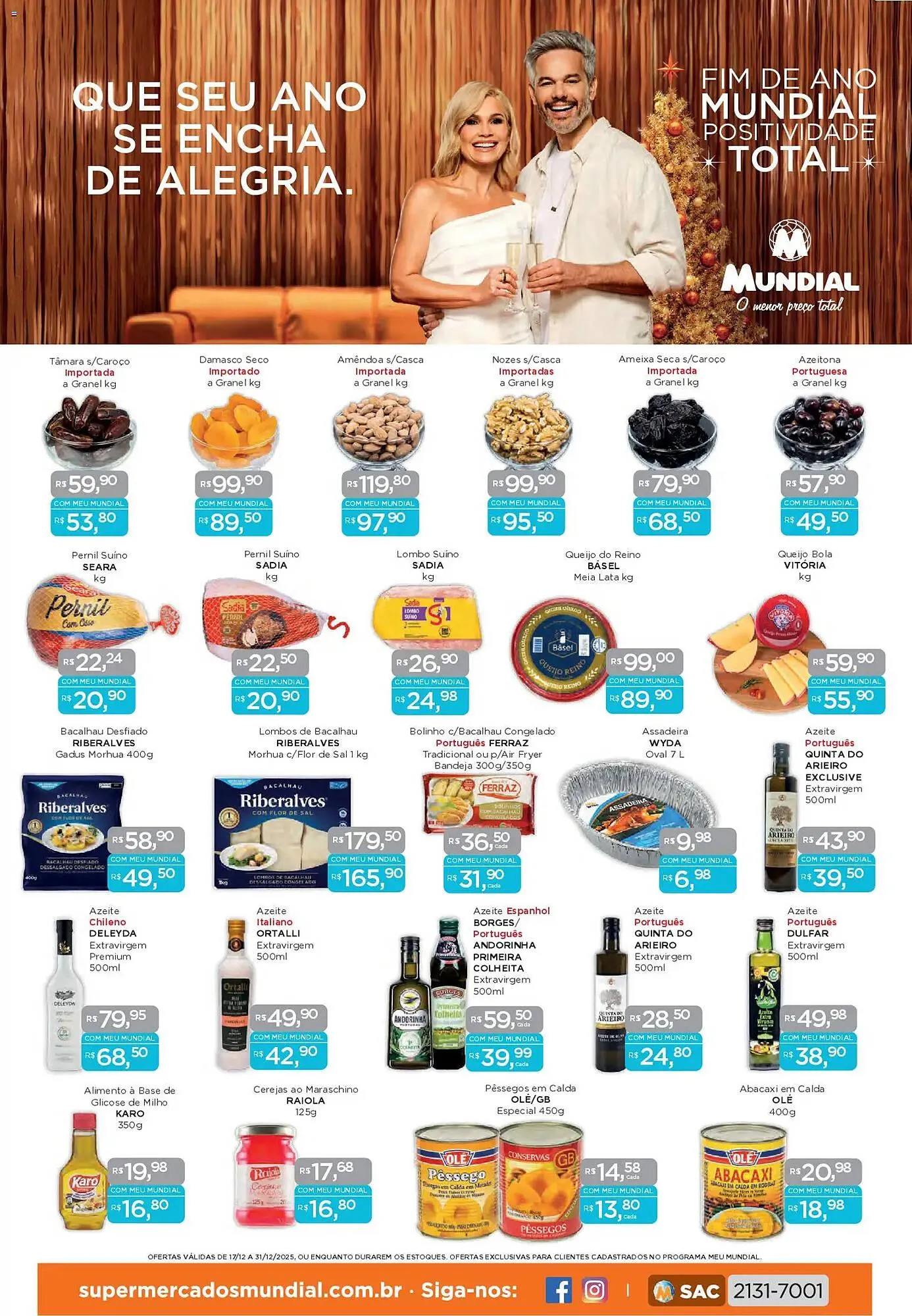 Encarte de Encarte Supermercados Mundial 17 de dezembro até 31 de dezembro 2025 - Pagina 1