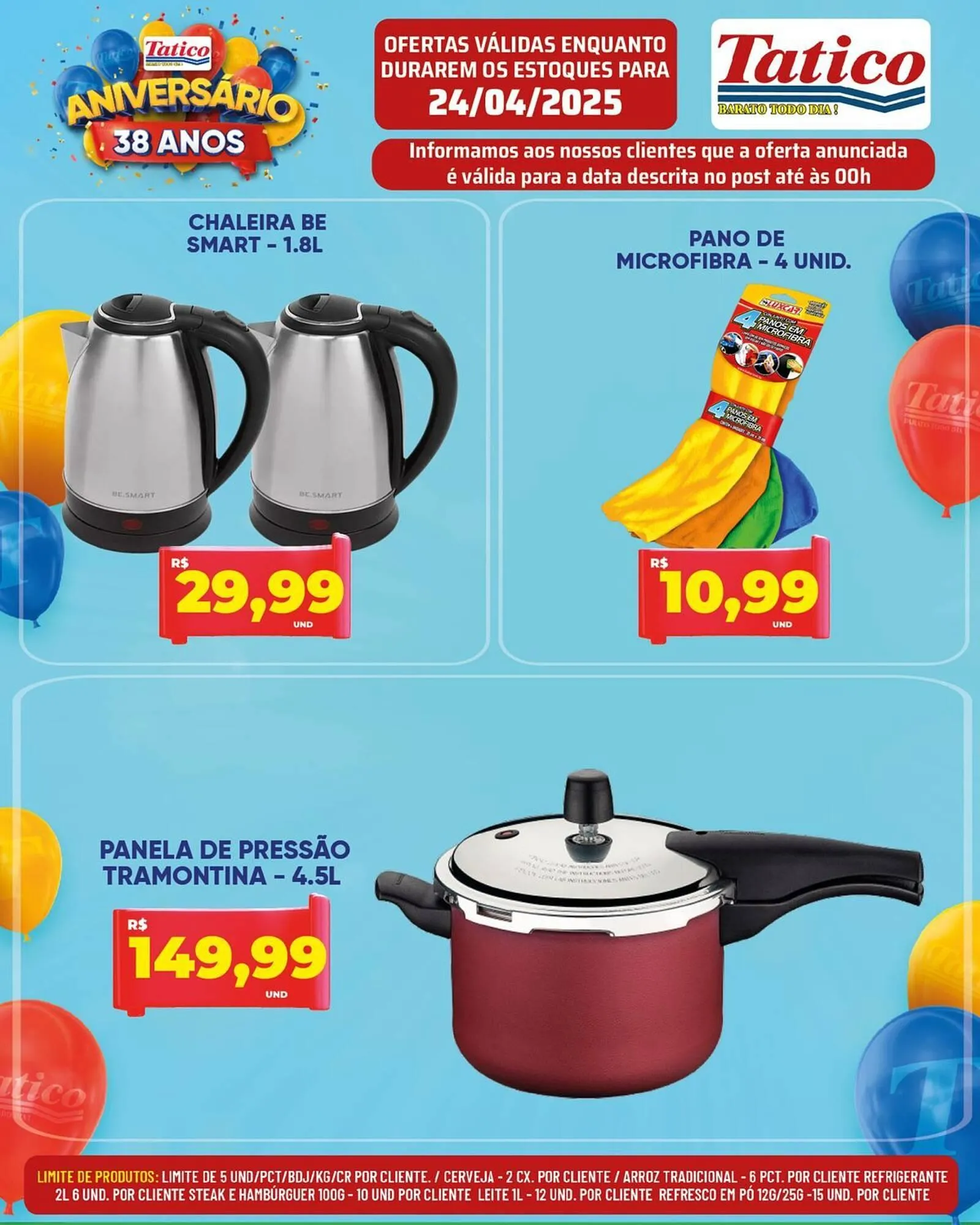 Encarte de Catálogo Tatico 24 de abril até 28 de abril 2025 - Pagina 17