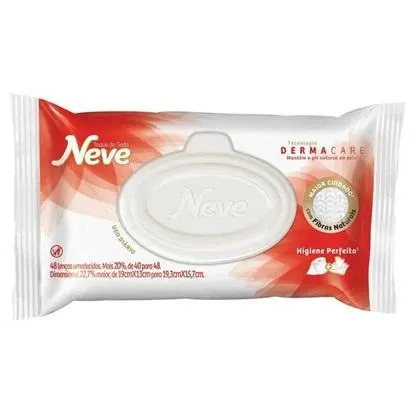 Lenço Umedecido Dermacare PT 48 UN Neve