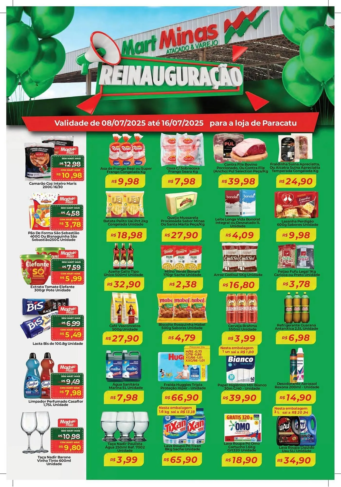 Encarte de Catálogo Mart Minas 8 de julho até 16 de julho 2025 - Pagina 1