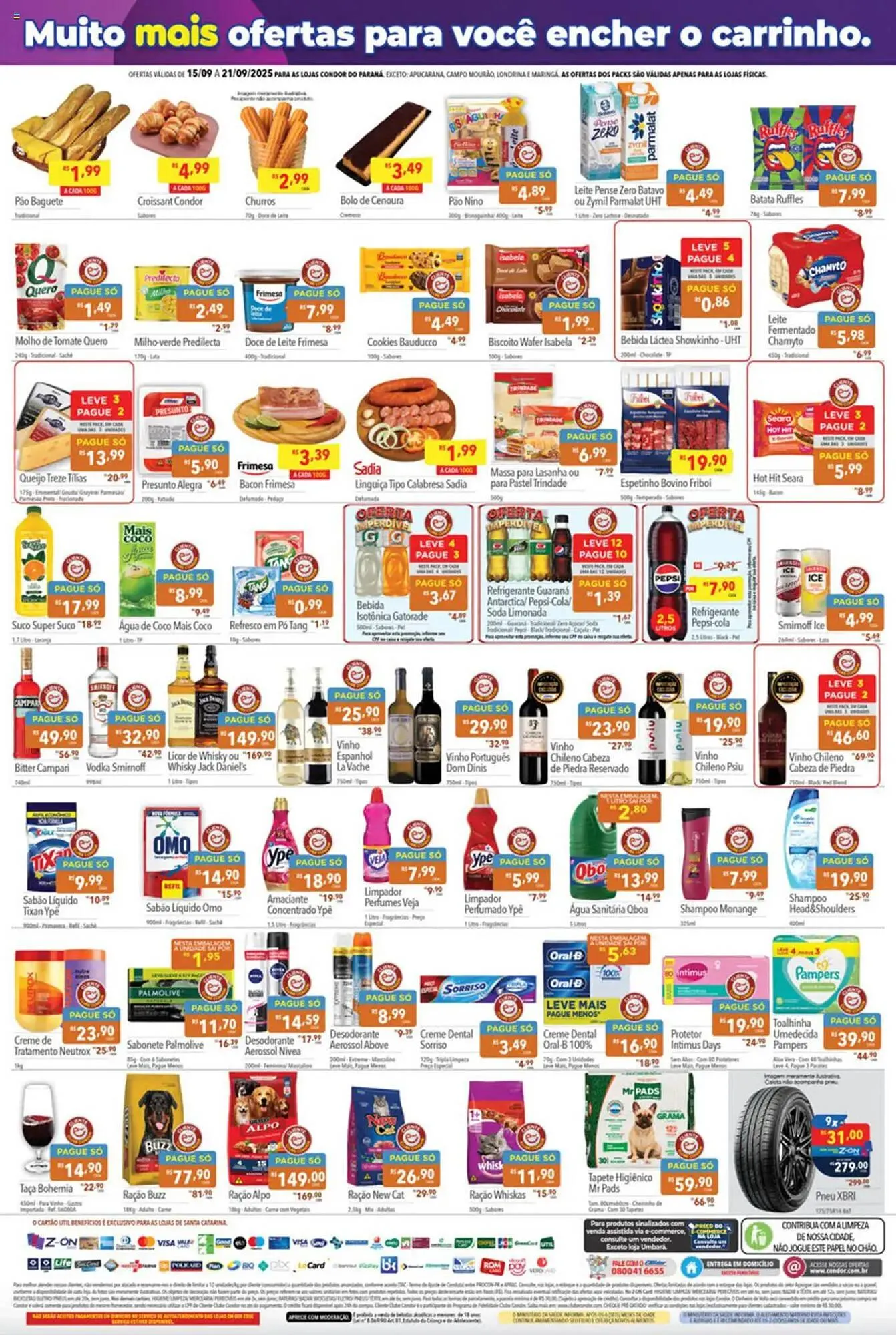 Encarte de Catálogo Supermercados Condor 15 de setembro até 22 de setembro 2025 - Pagina 2