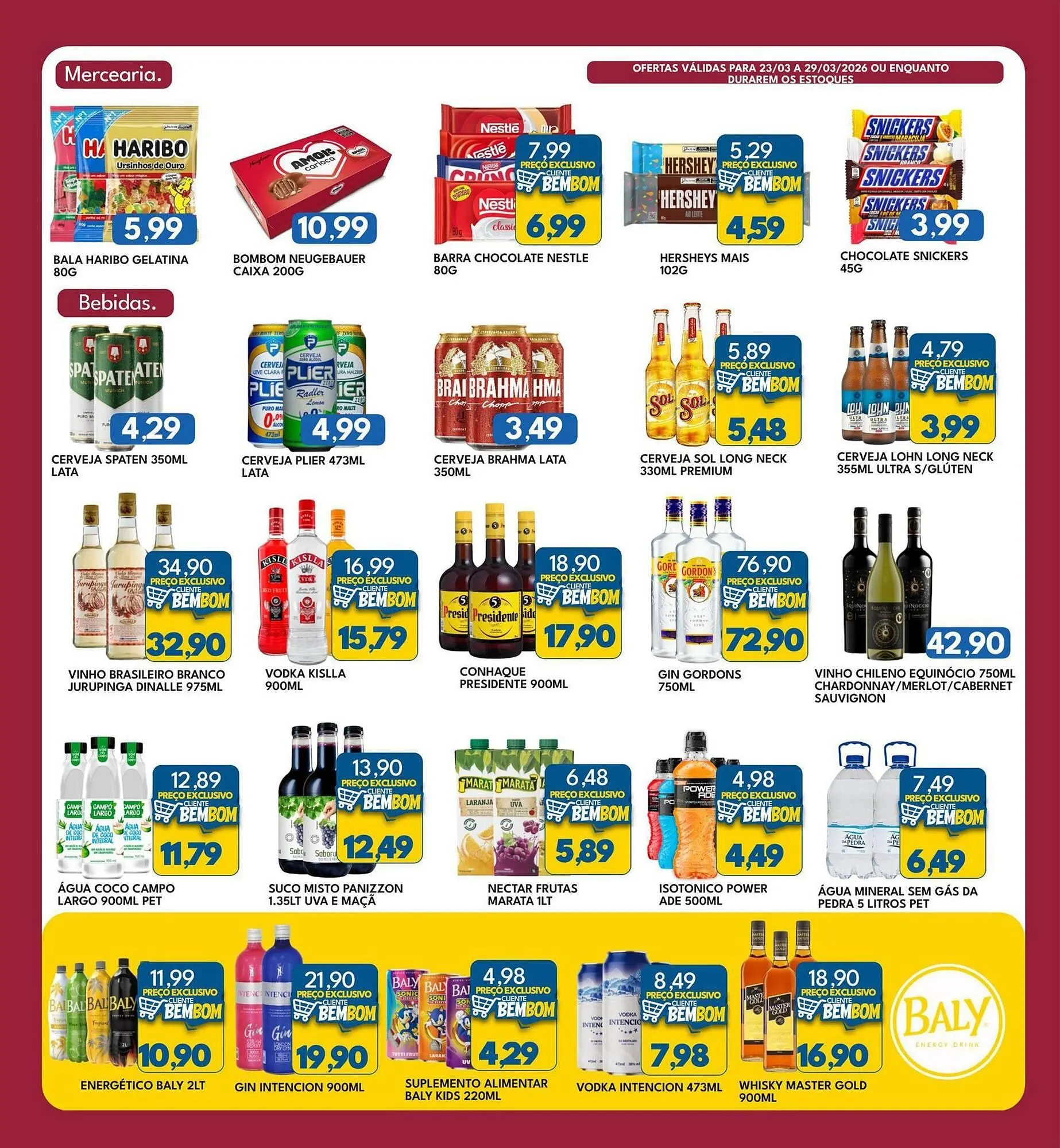 Encarte de Catálogo Rancho Bom Supermercados 23 de março até 29 de março 2026 - Pagina 3