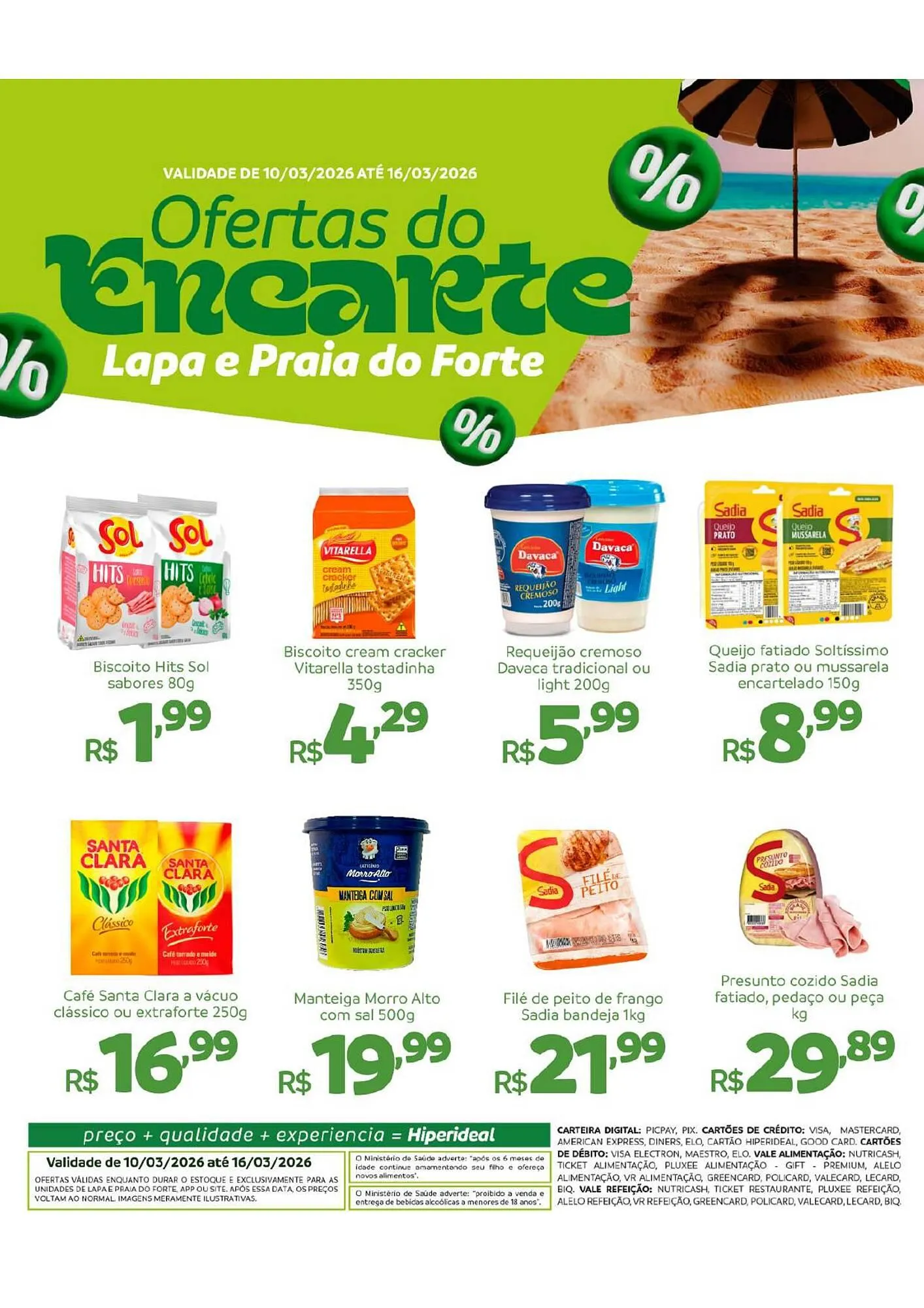 Encarte de Catálogo Hiperideal Supermercados 10 de março até 16 de março 2026 - Pagina 2
