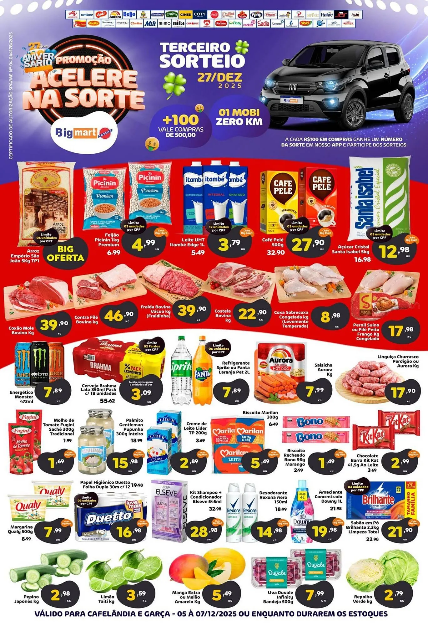Encarte de Catálogo Bigmart 5 de dezembro até 7 de dezembro 2025 - Pagina 1