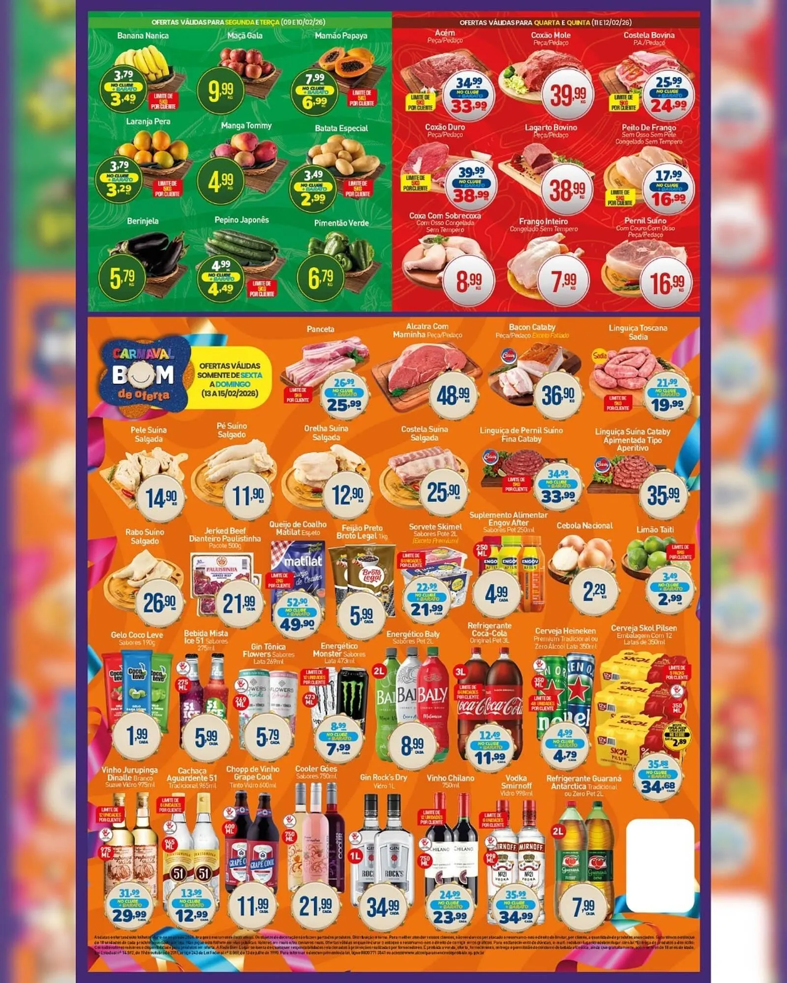 Encarte de Folheto Rede Bom Lugar 9 de fevereiro até 15 de fevereiro 2026 - Pagina 5