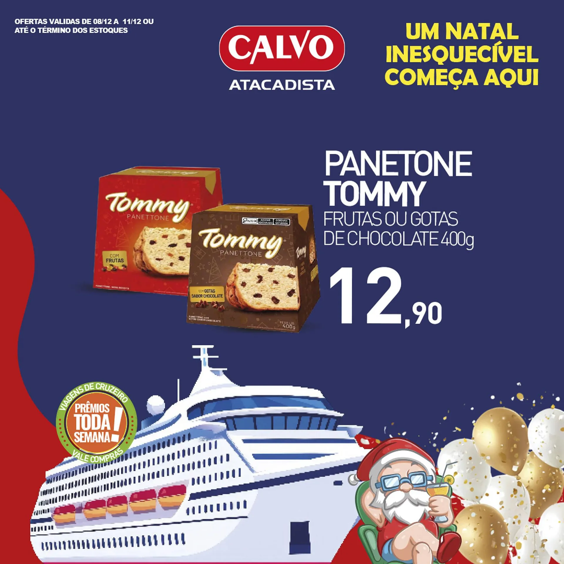 Encarte de Folheto Calvo Atacadista 9 de dezembro até 11 de dezembro 2025 - Pagina 1