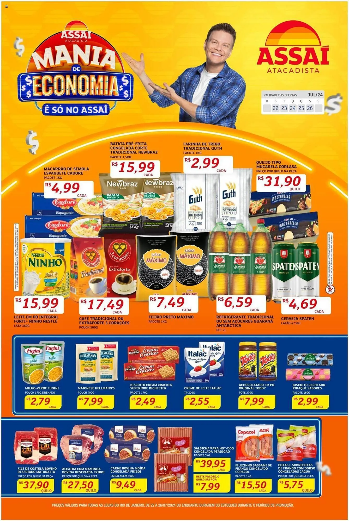 Encarte de Catálogo Assaí Atacadista 22 de julho até 26 de julho 2024 - Pagina 1