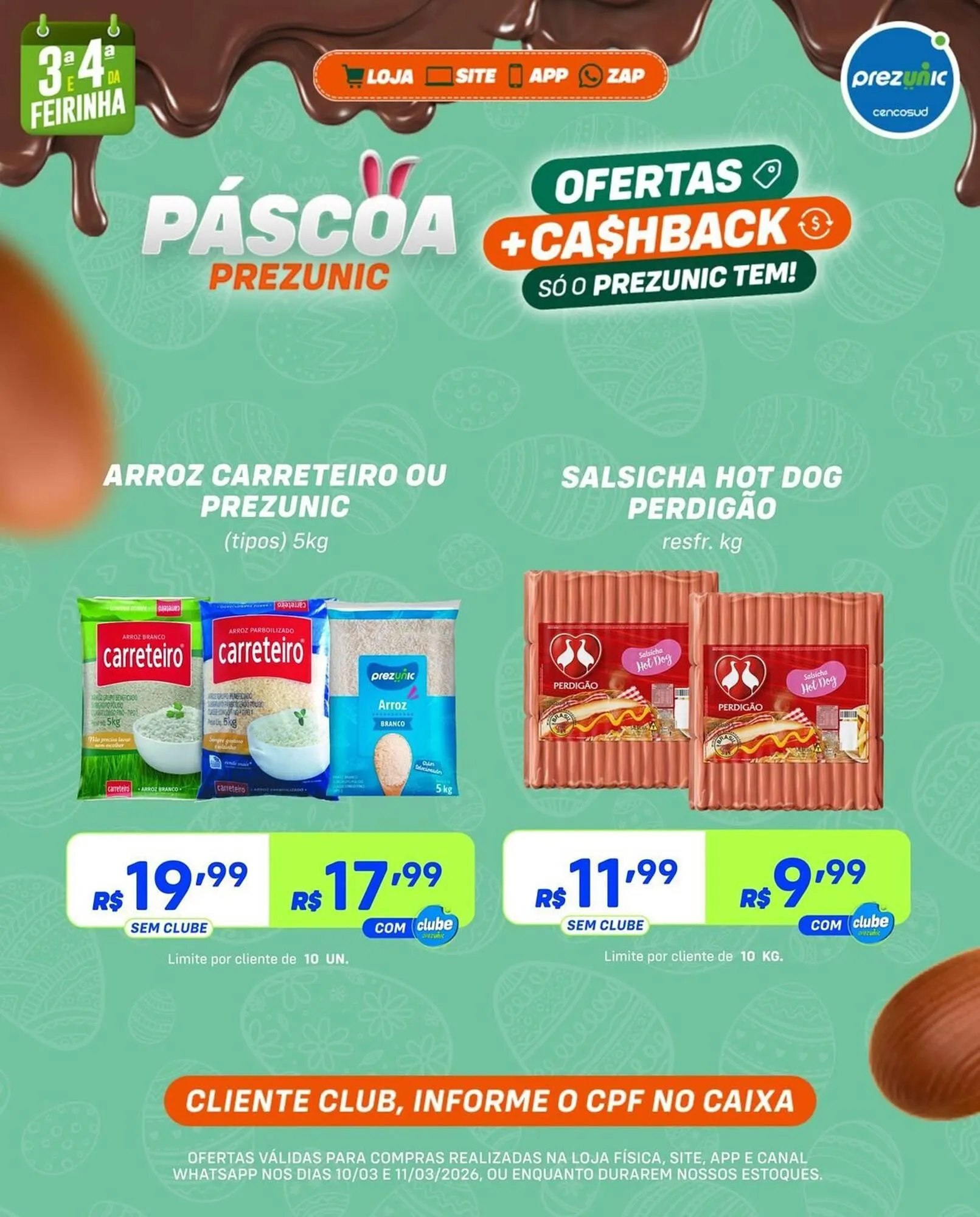 Encarte de Encarte Prezunic 10 de março até 11 de março 2026 - Pagina 8