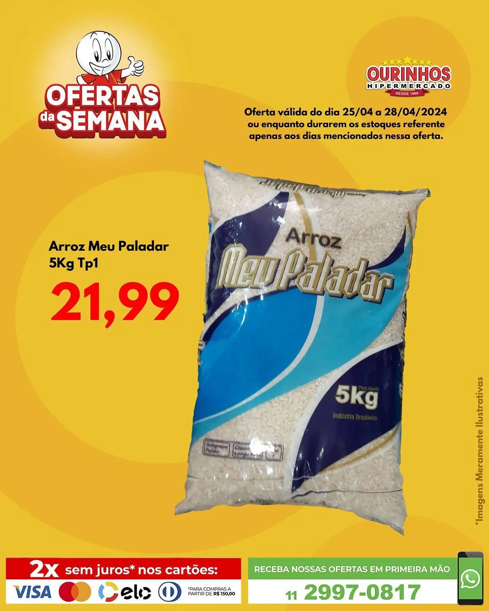 Encarte de Catálogo Ourinhos Hipermercado 25 de abril até 28 de abril 2024 - Pagina 1