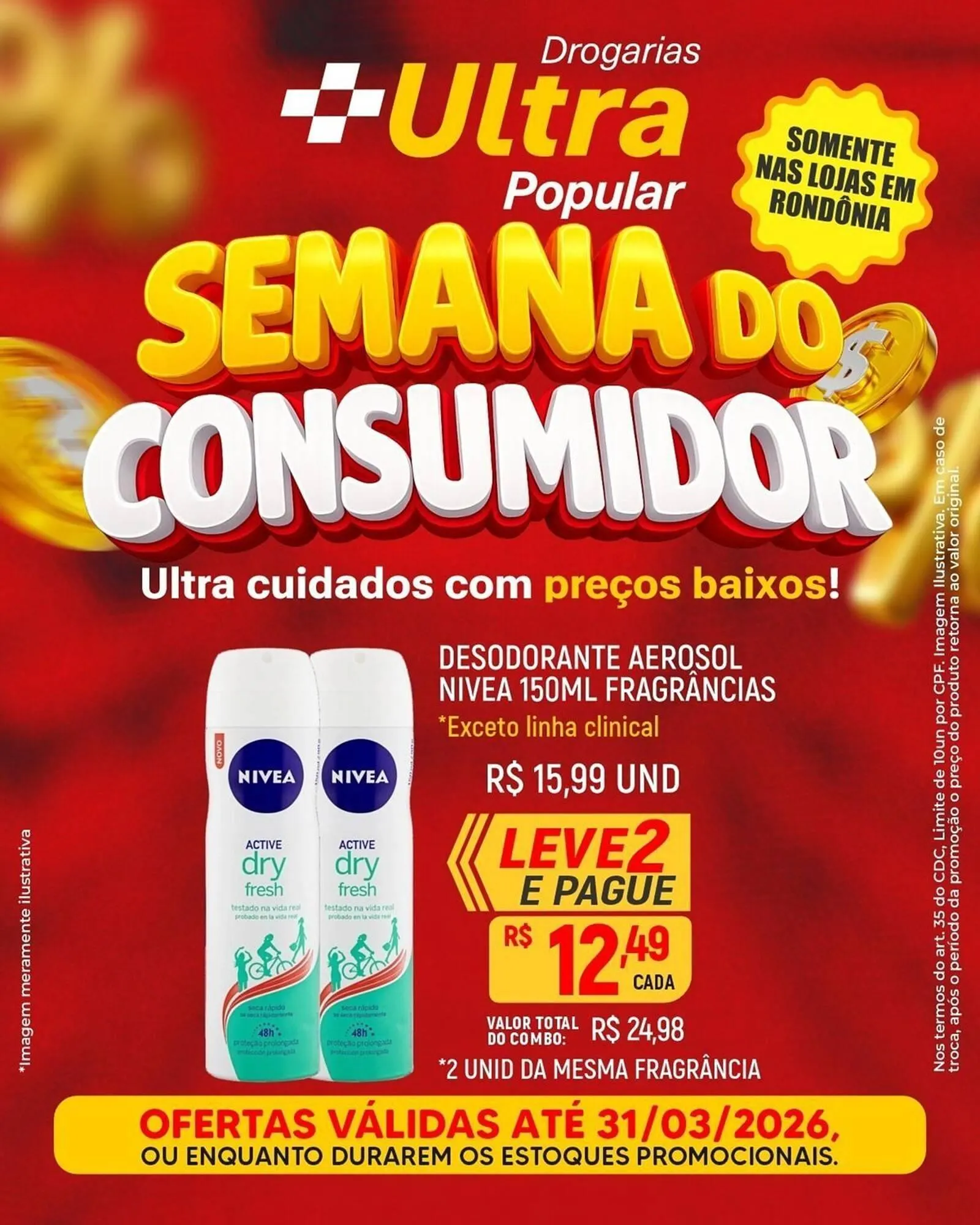 Encarte de Catálogo Drogarias Ultra Popular 11 de março até 31 de março 2026 - Pagina 3