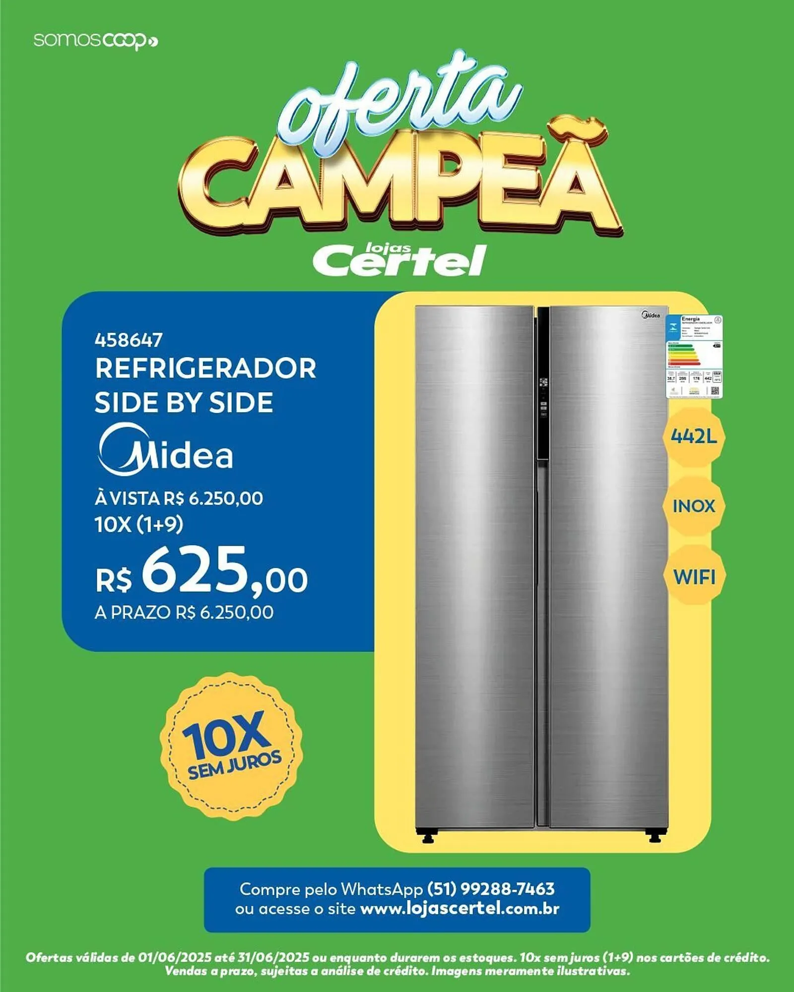 Encarte de Catálogo Lojas Certel 6 de junho até 30 de junho 2025 - Pagina 1