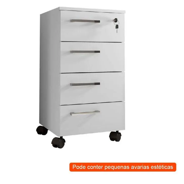 [OUTLET] Gaveteiro 4 GV Paris Branco