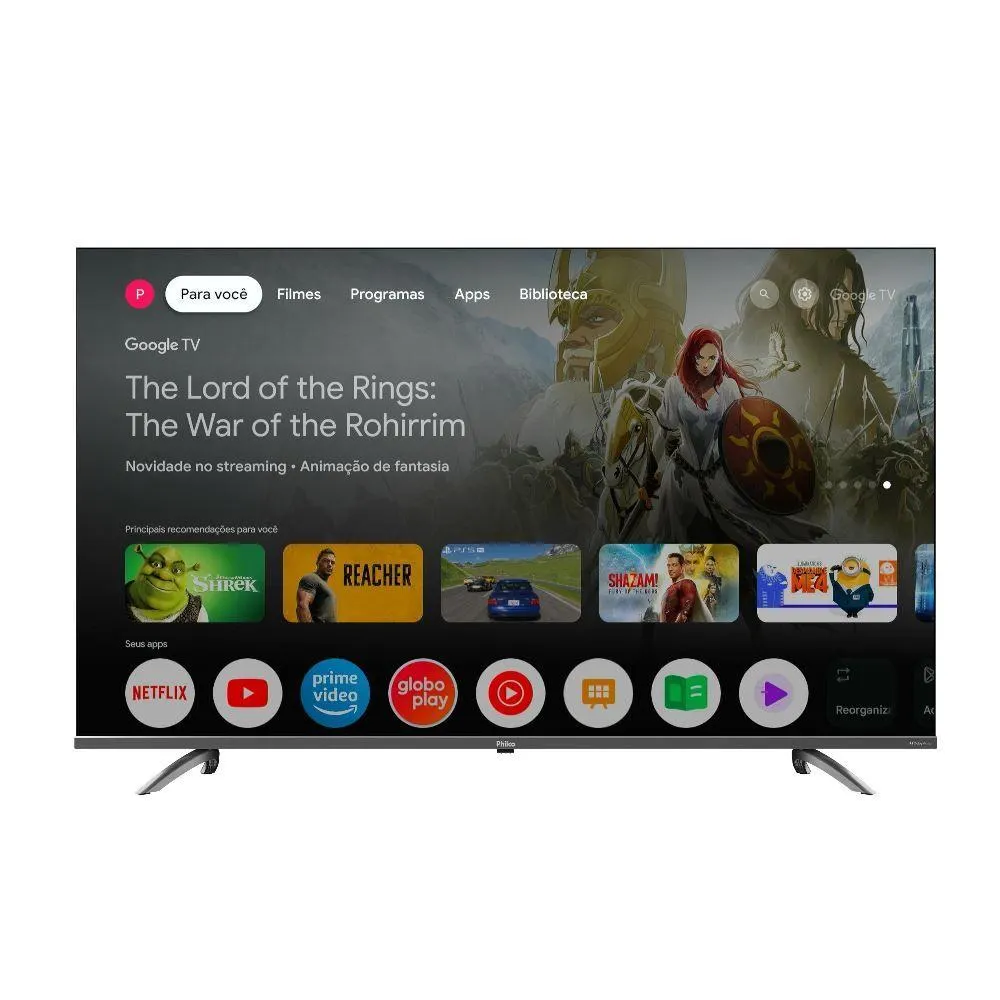 Smart Tv 58” 4K Philco Google Tv Hdr10 Dolby Audio - Bivolt