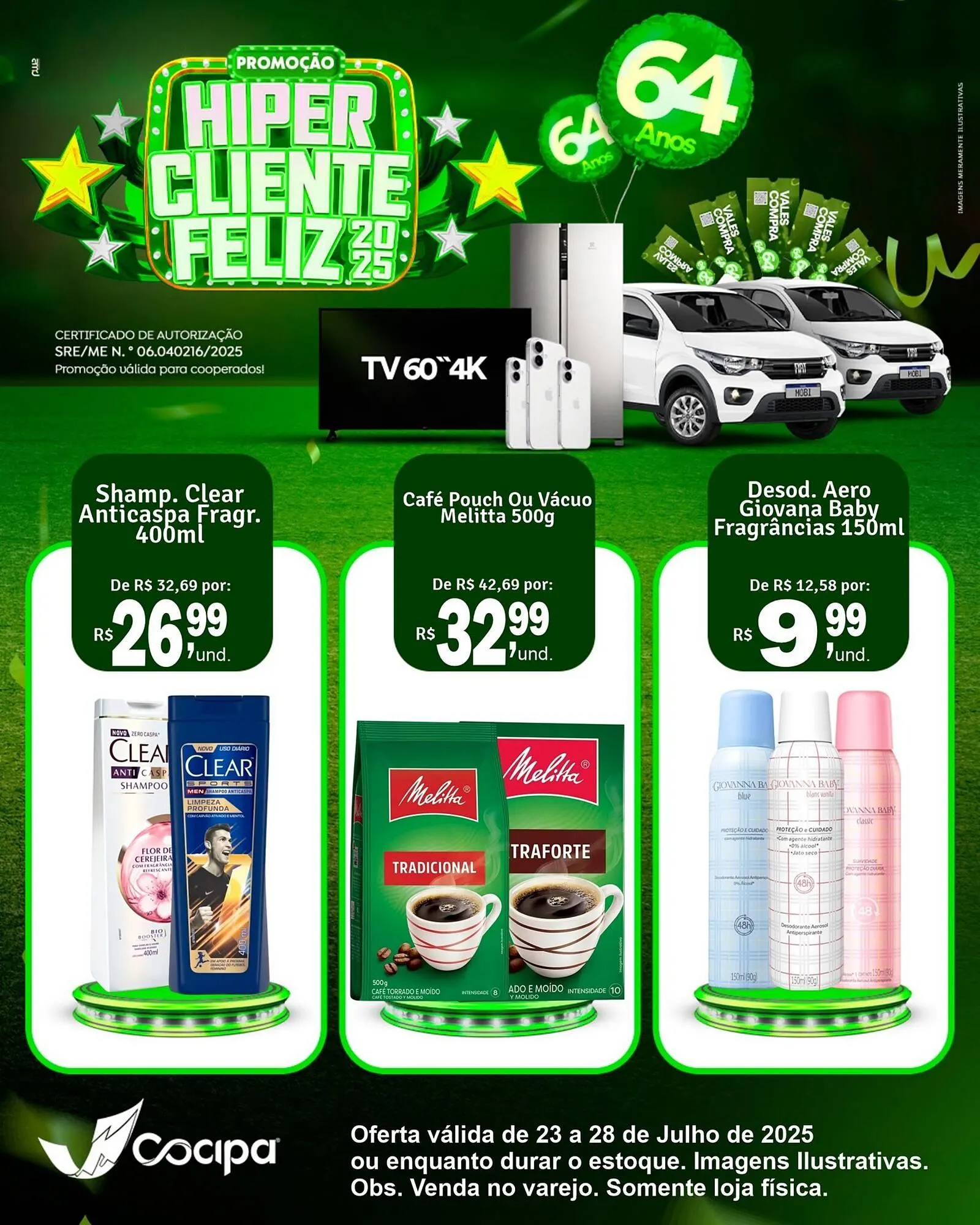 Encarte de Catálogo Cocipa 23 de julho até 28 de julho 2025 - Pagina 1