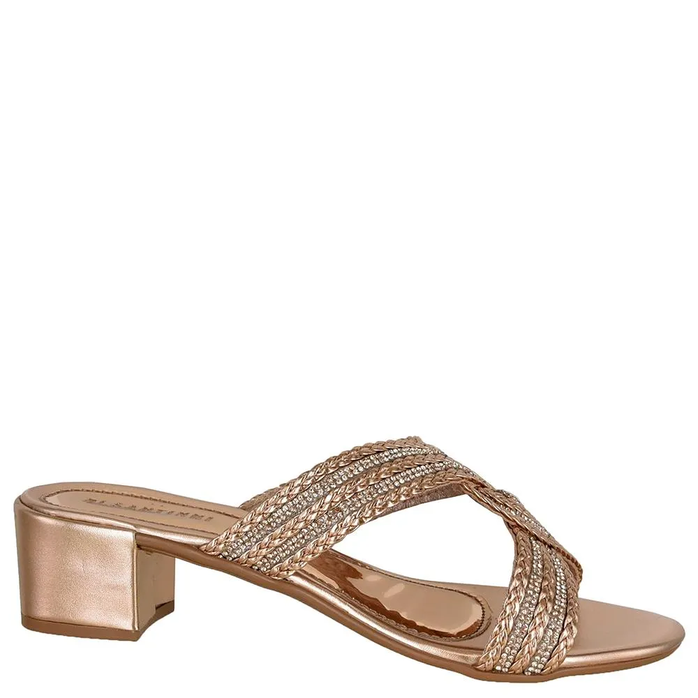 TAMANCO SALTO BLOCO TRANCADO COM STRASS DI SANTINNI