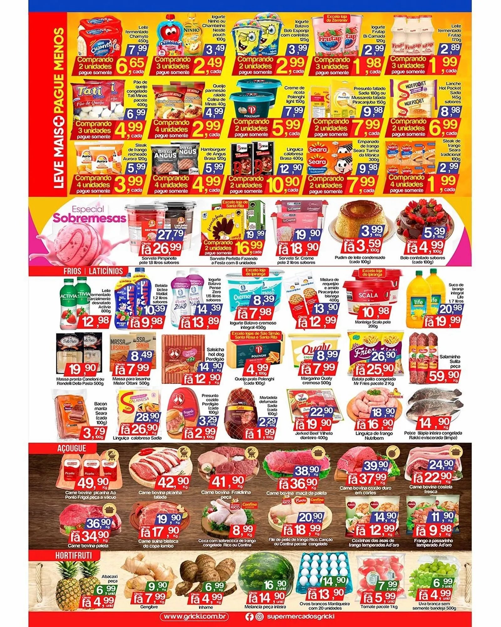 Encarte de Catálogo Supermercados Gricki 6 de agosto até 10 de agosto 2025 - Pagina 4