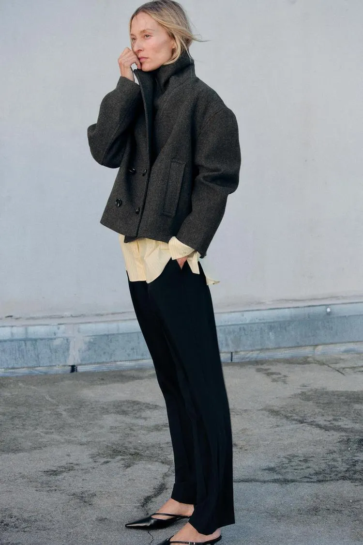 CASACO CURTO CRUZADO