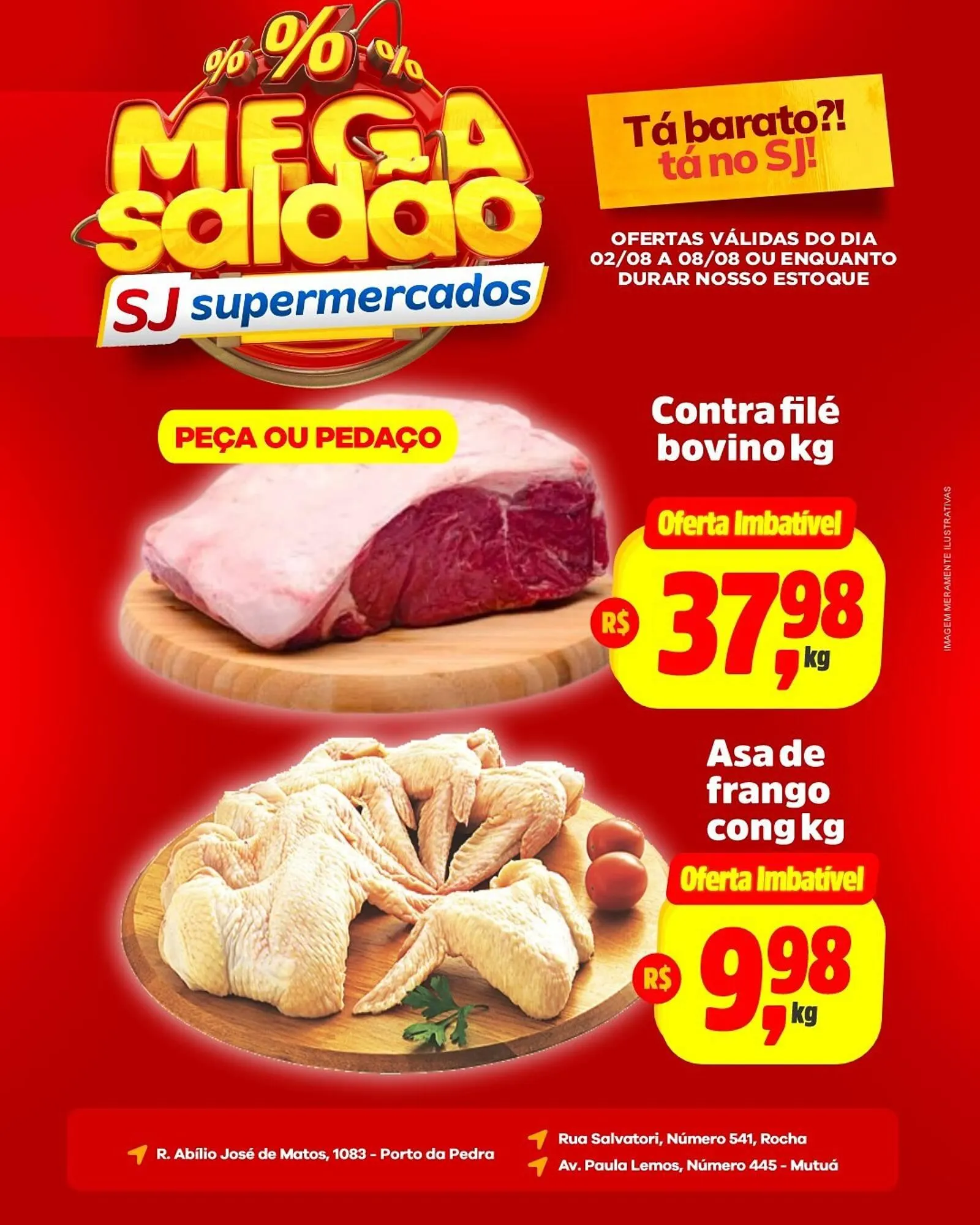 Encarte de Catálogo Sj Supermercados 2 de agosto até 8 de agosto 2025 - Pagina 2