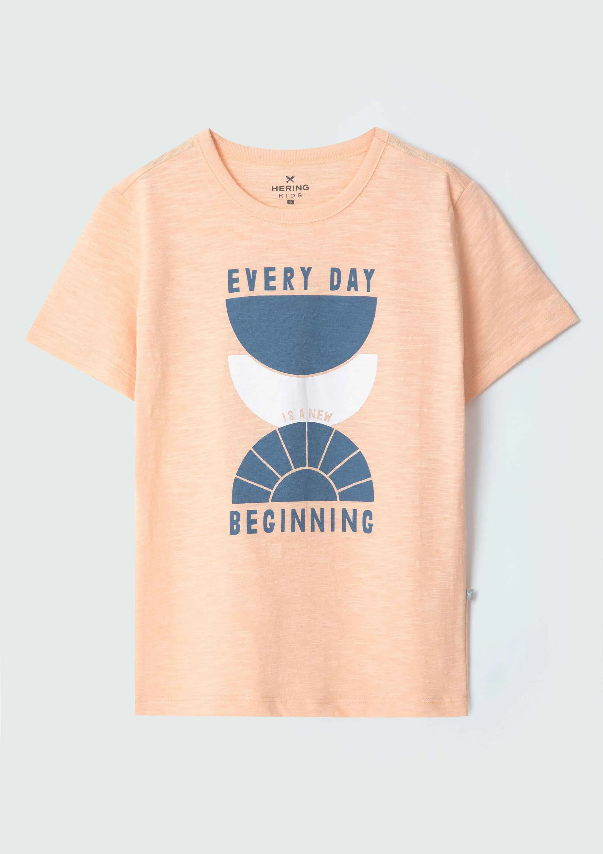 Camiseta Infantil Menino Estampada Flamê - Laranja