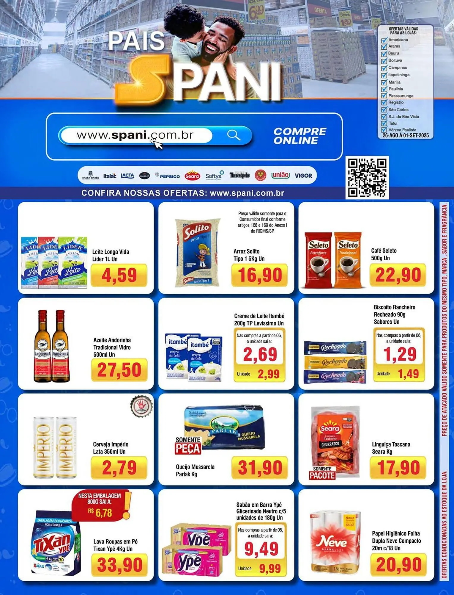 Encarte de Catálogo Spani Atacadista 26 de agosto até 2 de setembro 2025 - Pagina 1