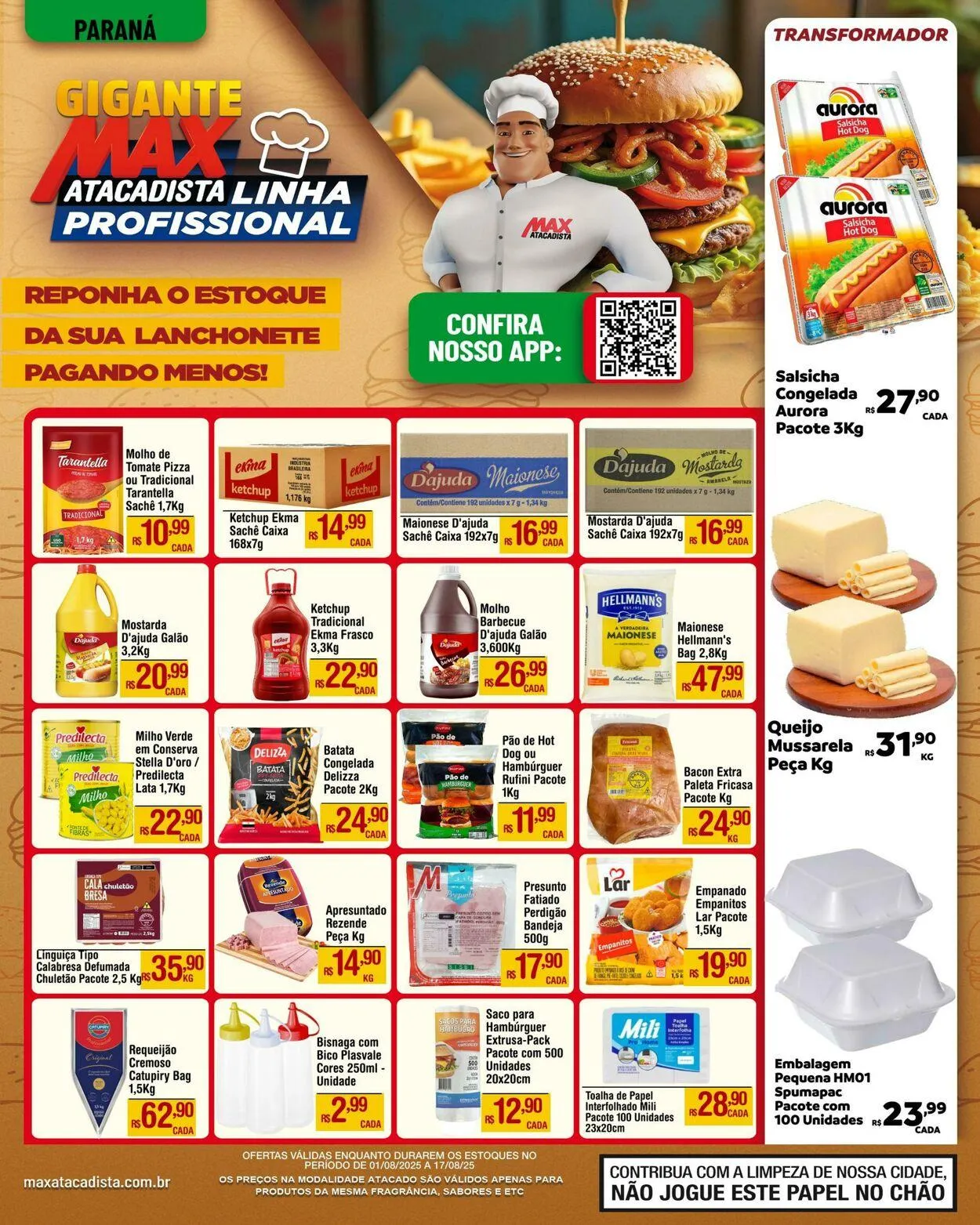 Encarte de Max Atacadista - Cambé 4 de agosto até 9 de agosto 2025 - Pagina 1