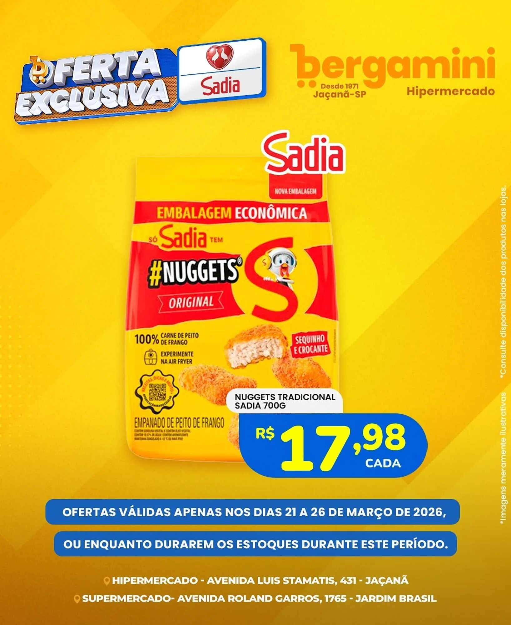 Encarte de Catálogo Supermercado Bergamini 21 de março até 26 de março 2026 - Pagina 3