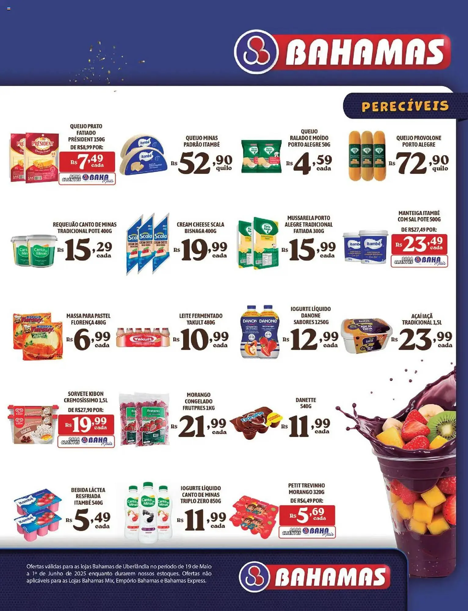 Encarte de Catálogo Bahamas Supermercados 19 de maio até 2 de junho 2025 - Pagina 43