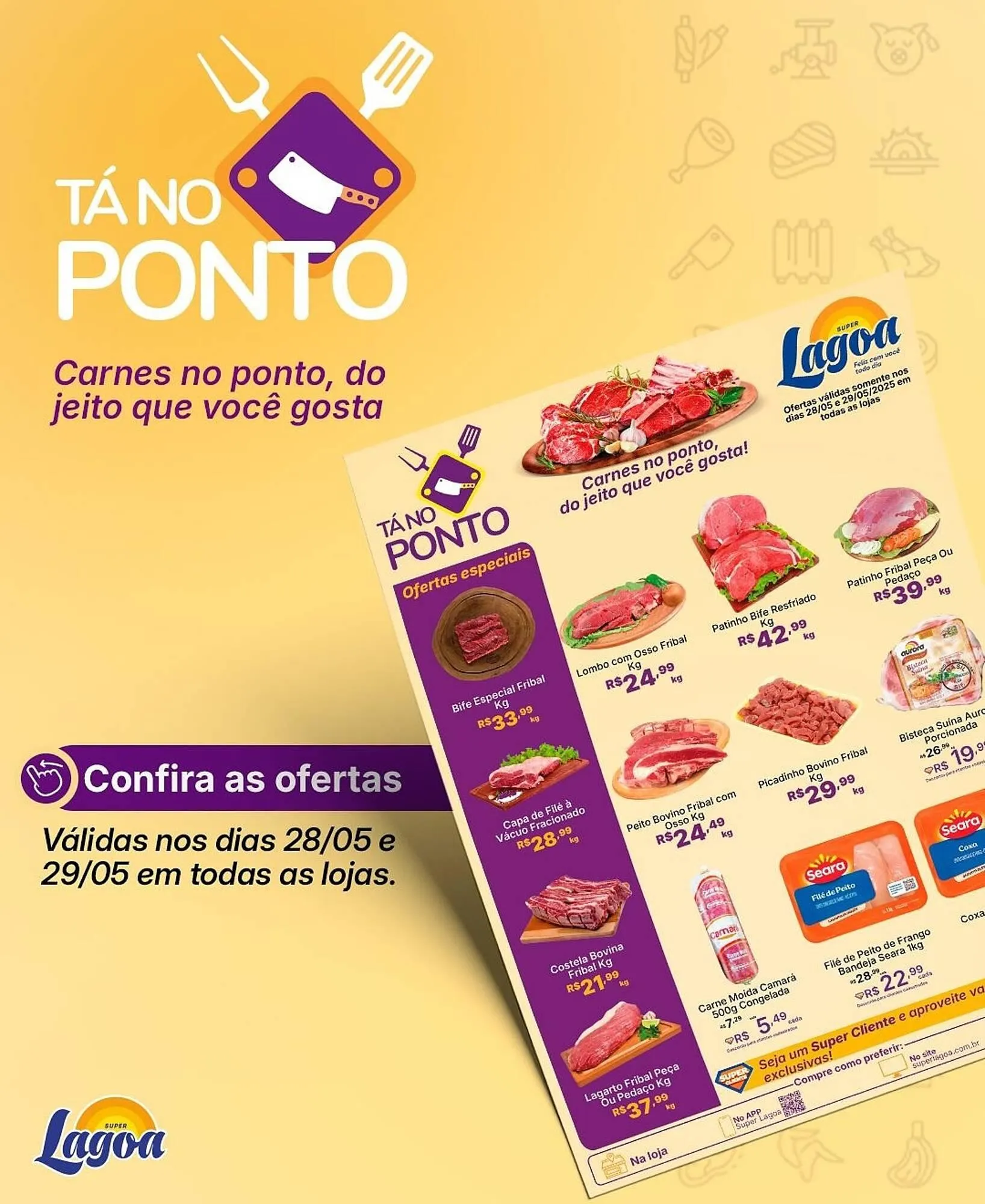 Encarte de Catálogo Super Lagoa 28 de maio até 29 de maio 2025 - Pagina 1