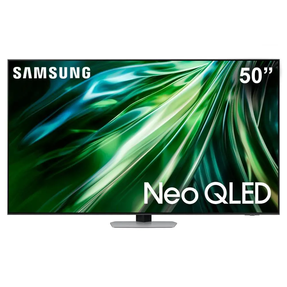 Smart TV 50” 4K Samsung Gaming Neo QN50QN90D QLED, Processador com AI, Dolby Atmos, Alexa built in, Upscaling 4K, Wi-Fi, Bluetooth, USB e HDMI